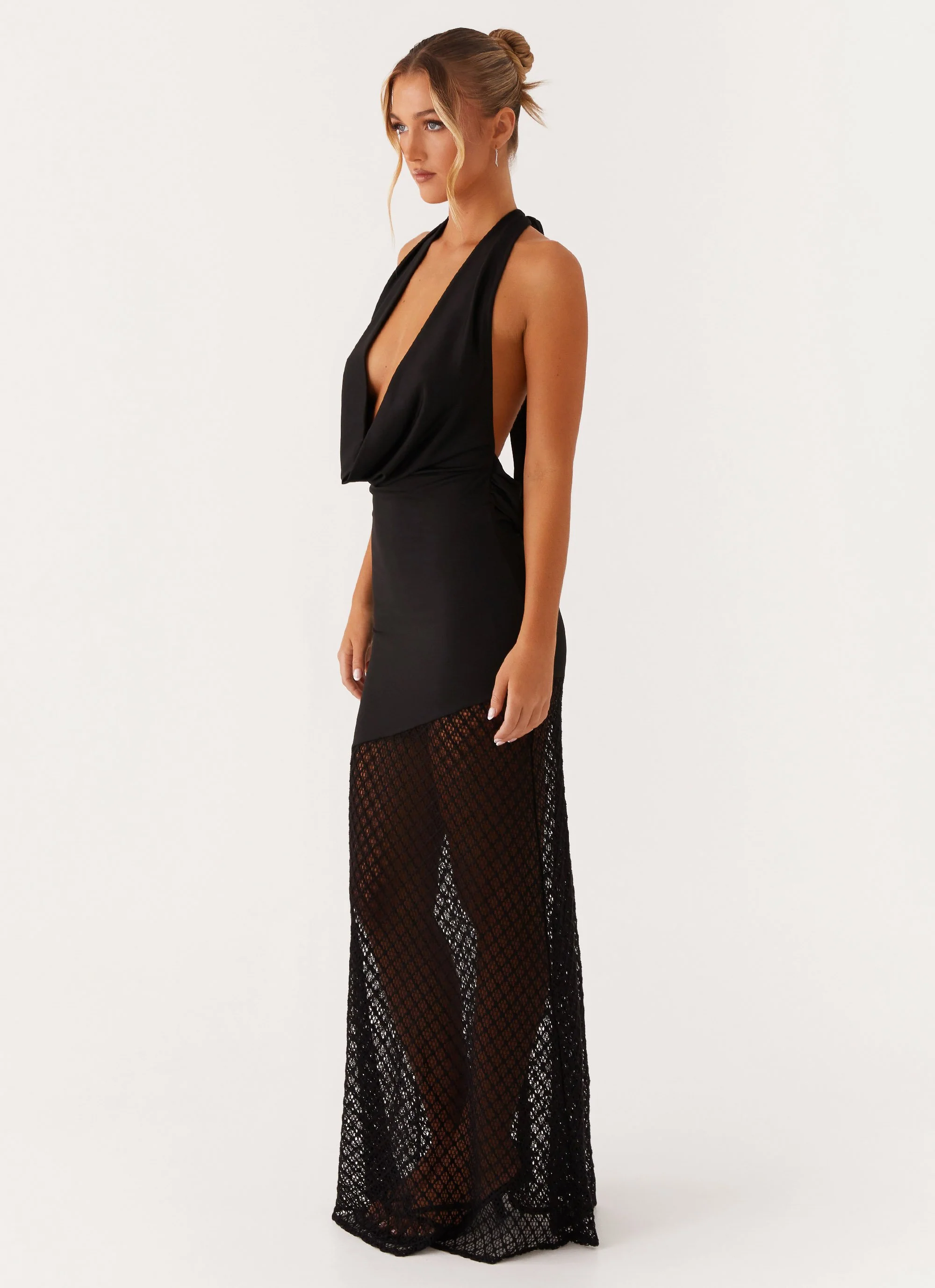 Aaliyah Maxi Dress - Black - Image 3
