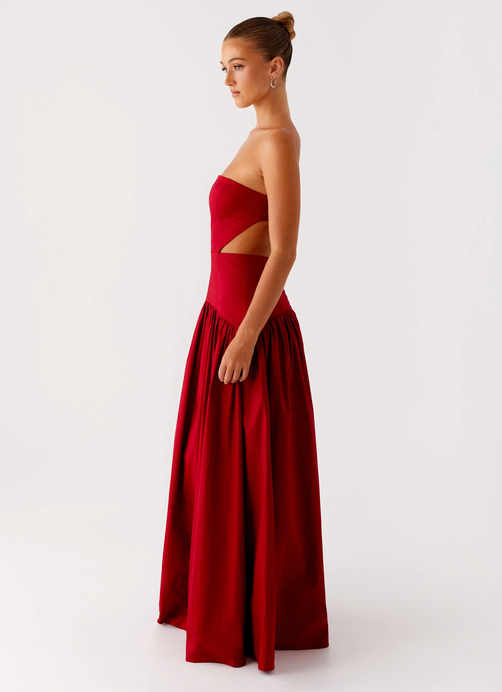 Aamari Maxi Dress - Red - Image 3