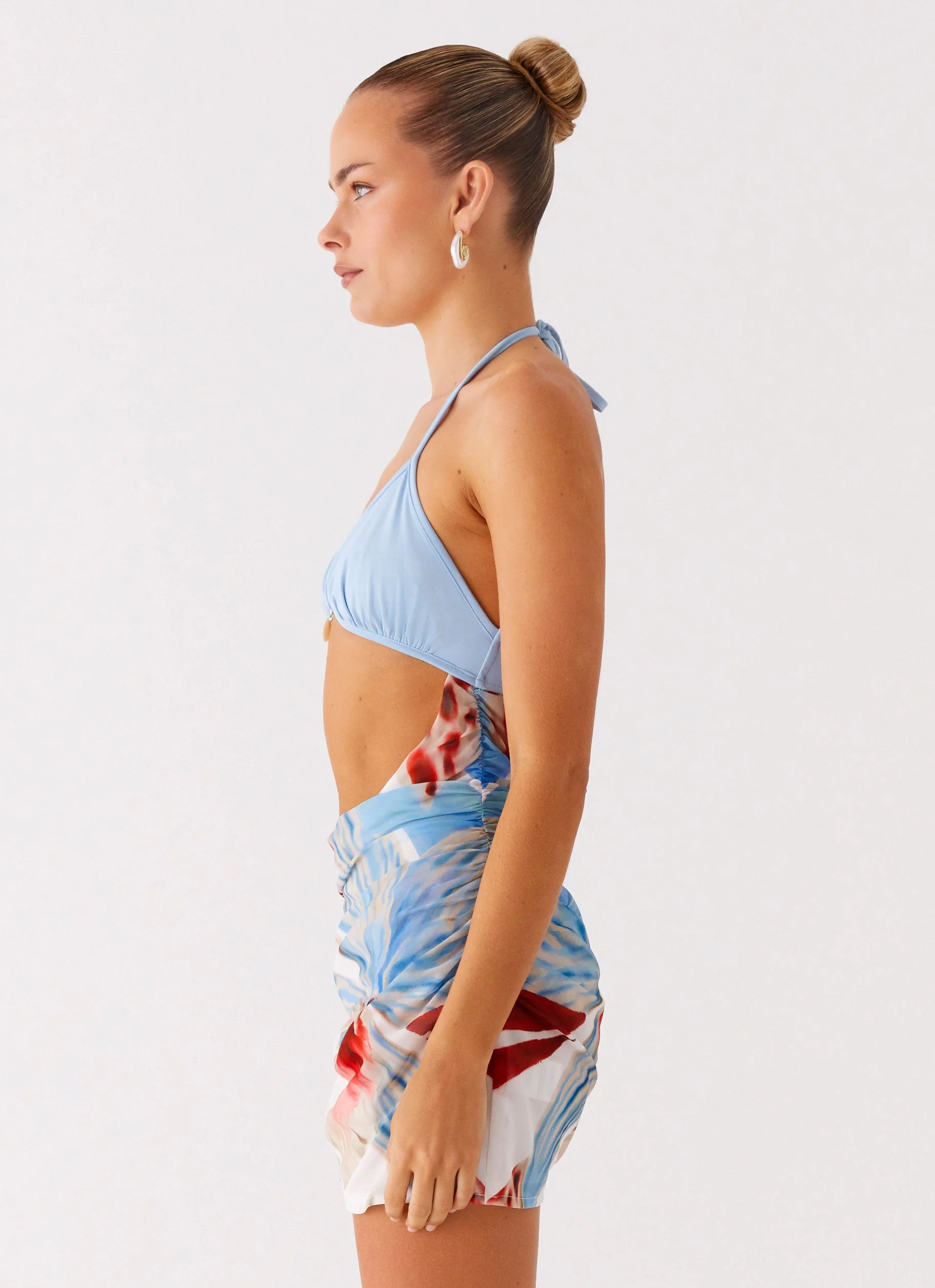 Acapulco Shell Mini Dress - Deep Sea Bloom - Image 6