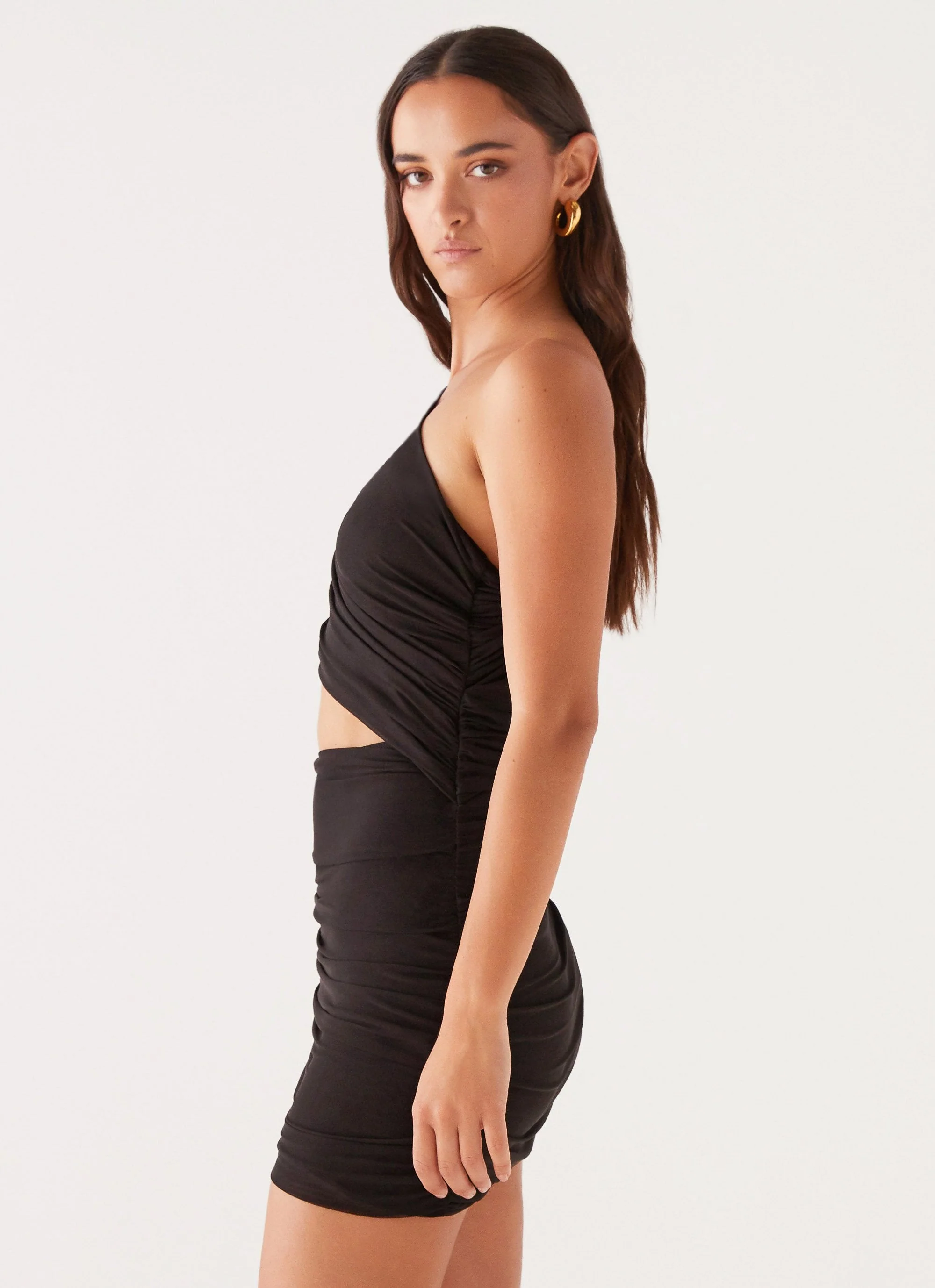 Addie Mini Dress - Black - Image 3