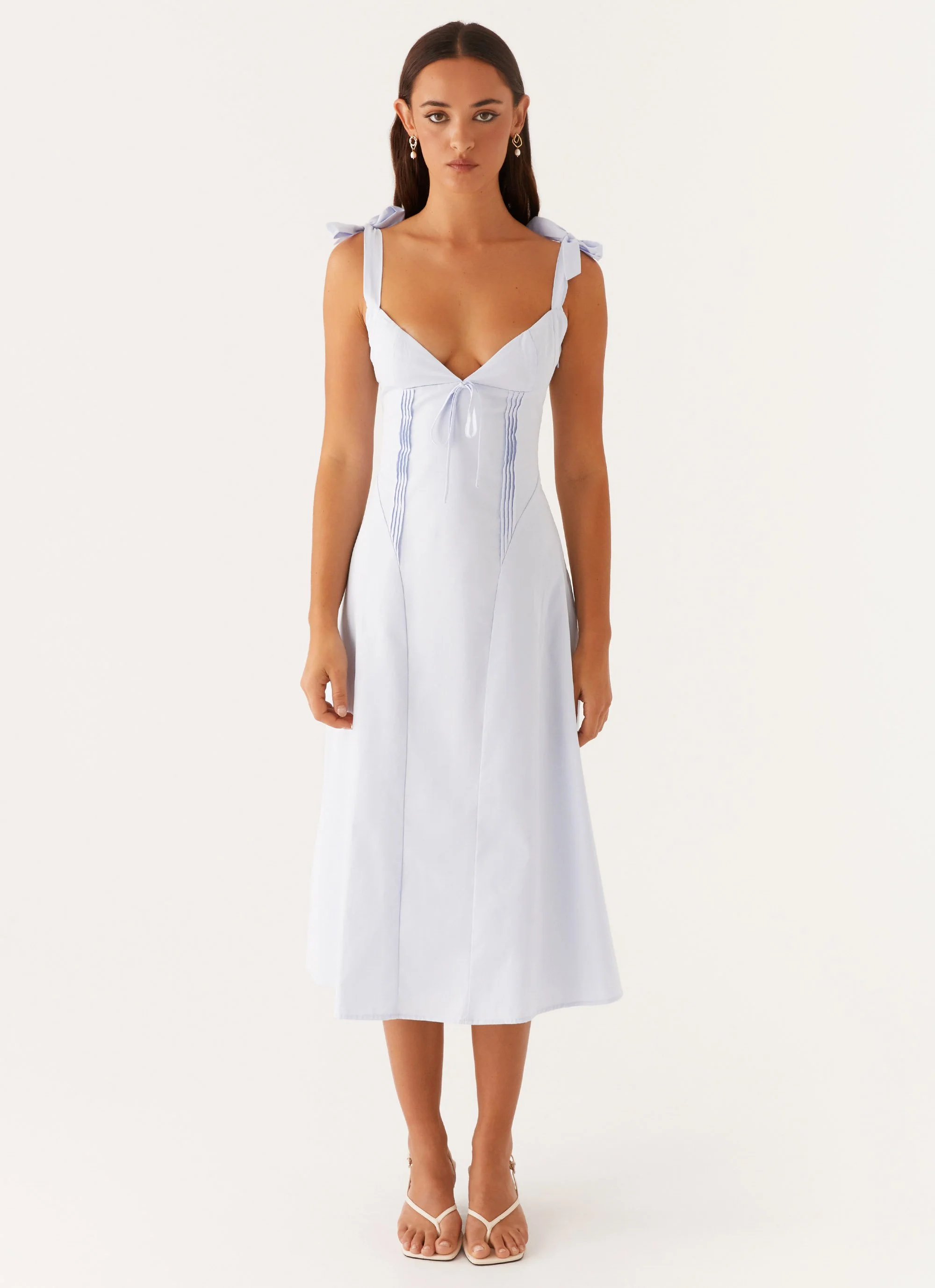 Adela Midi Dress - Blue - Image 3