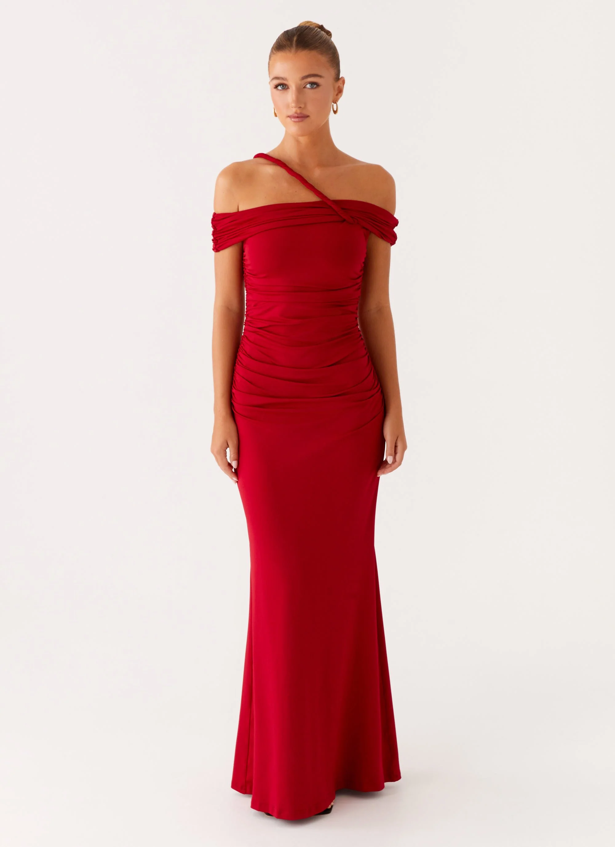After This Maxi Dress - Raspberry - Image 3