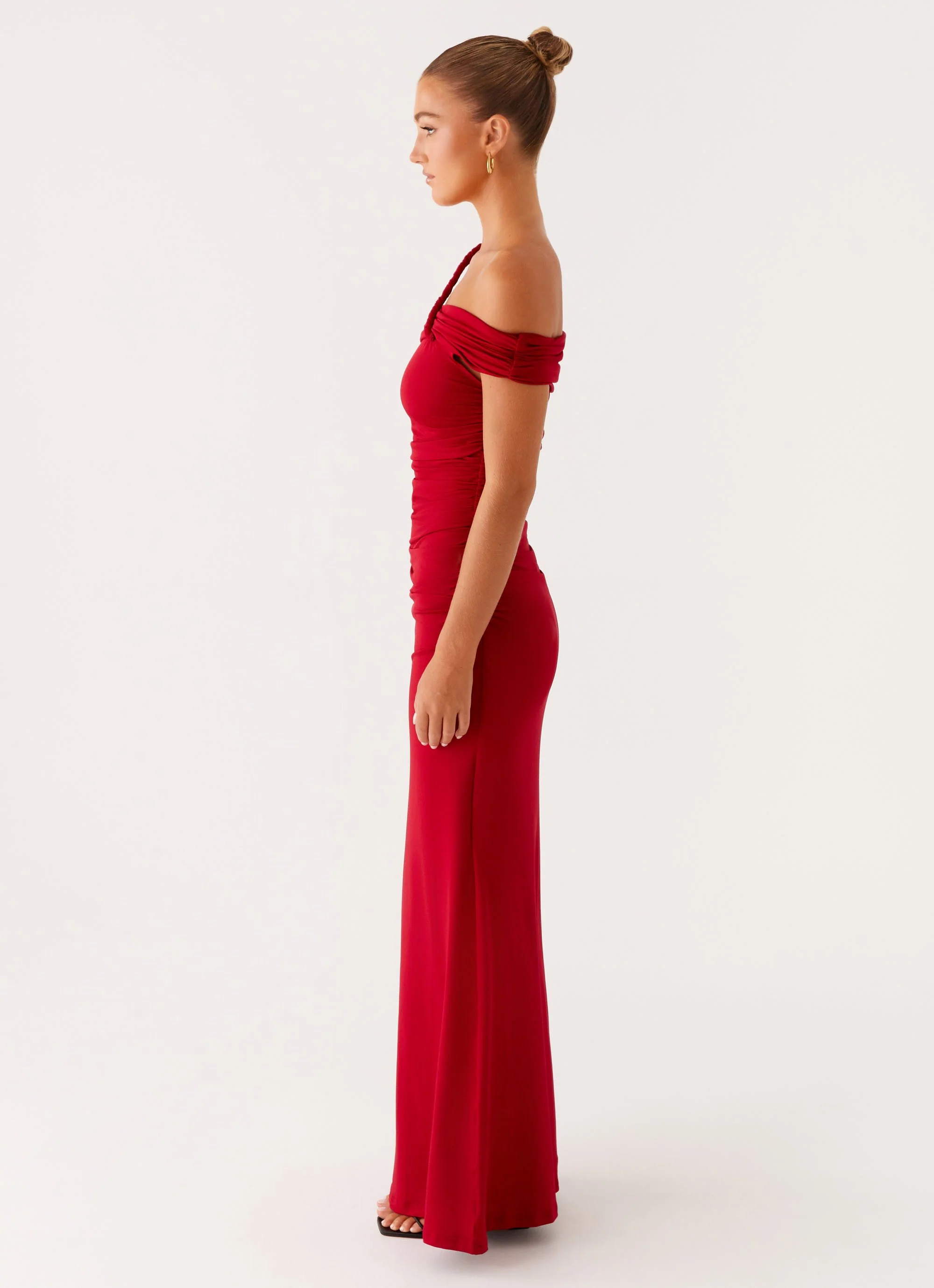 After This Maxi Dress - Raspberry - Image 4
