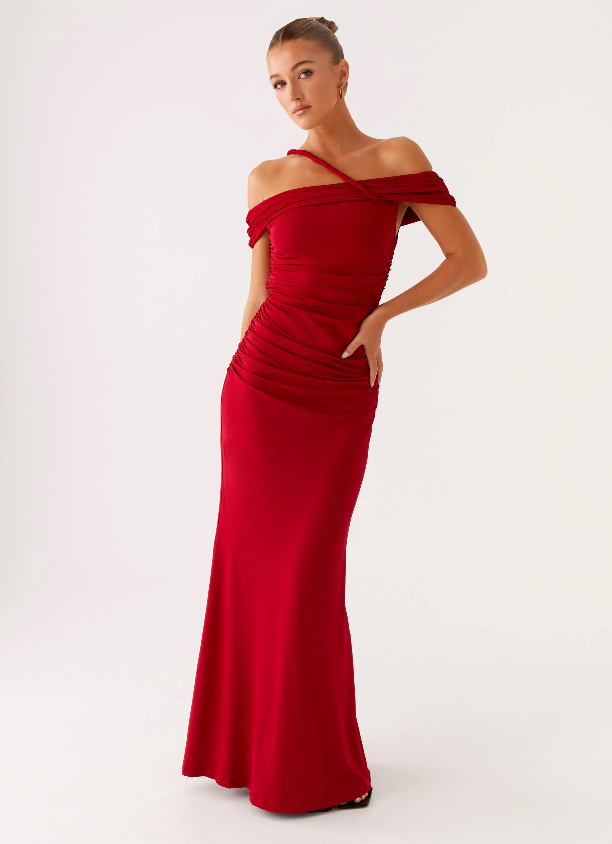 After This Maxi Dress - Raspberry - Image 6