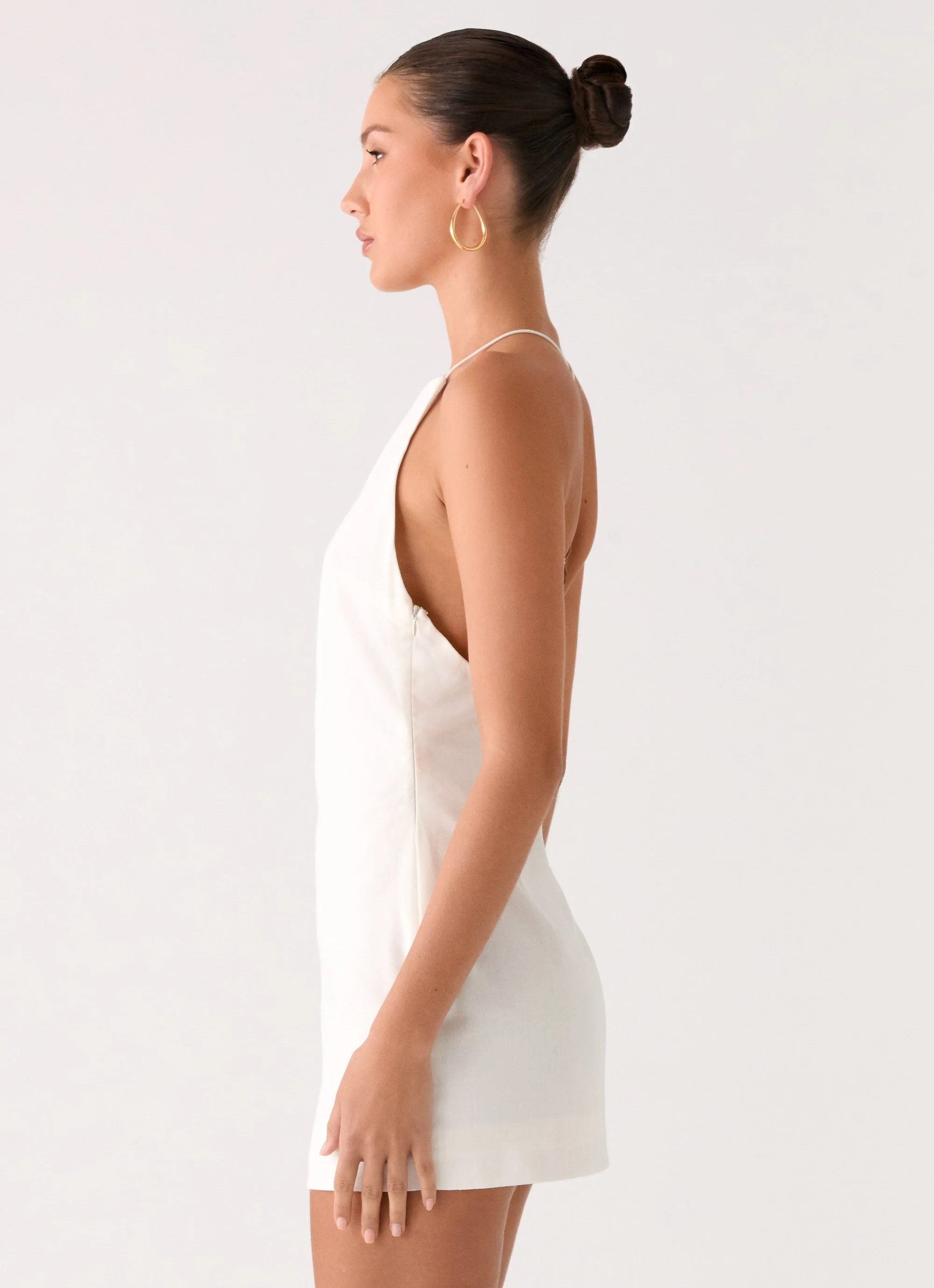 Again And Again Mini Dress - Ivory - Image 3
