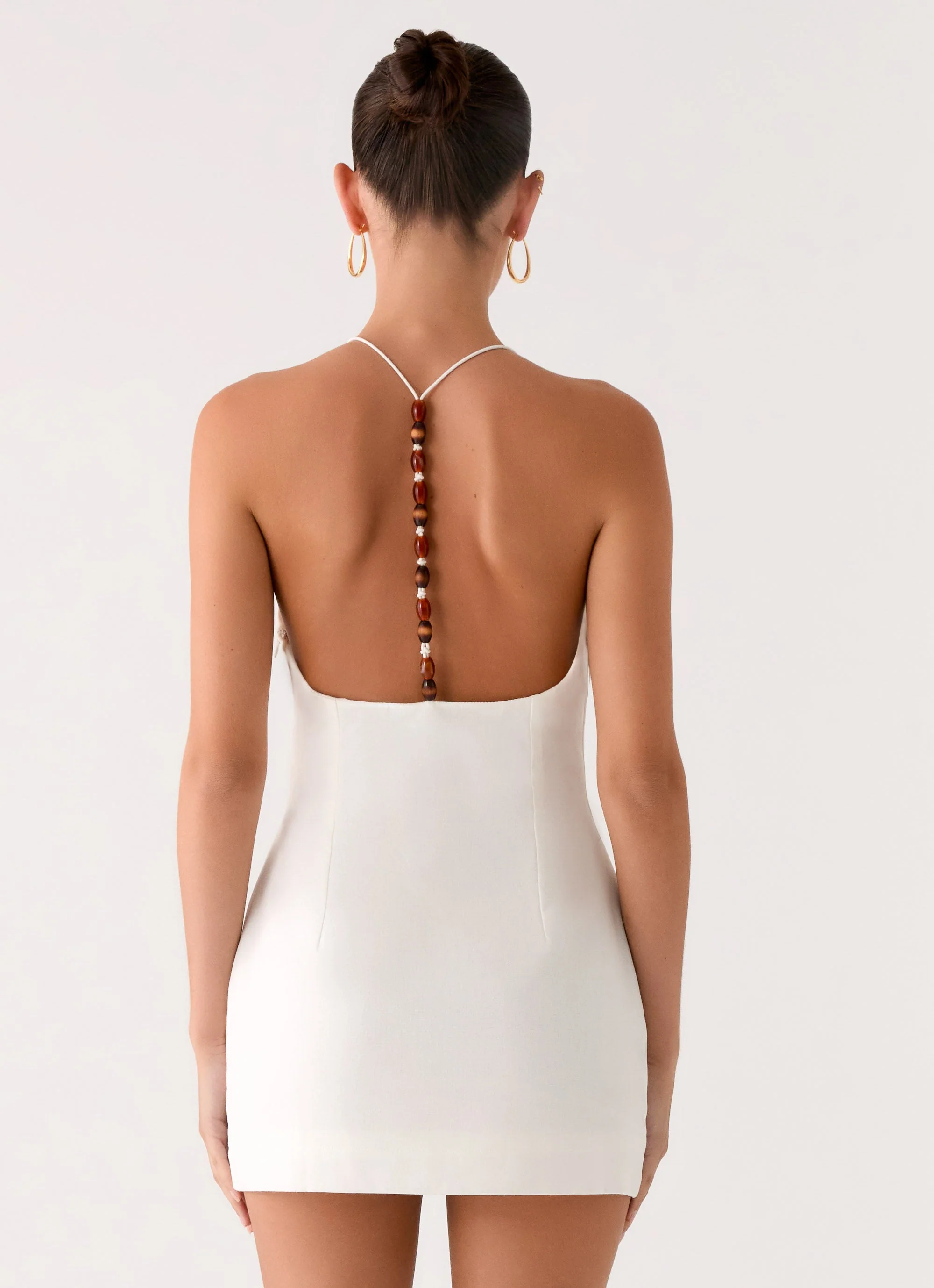 Again And Again Mini Dress - Ivory - Image 4