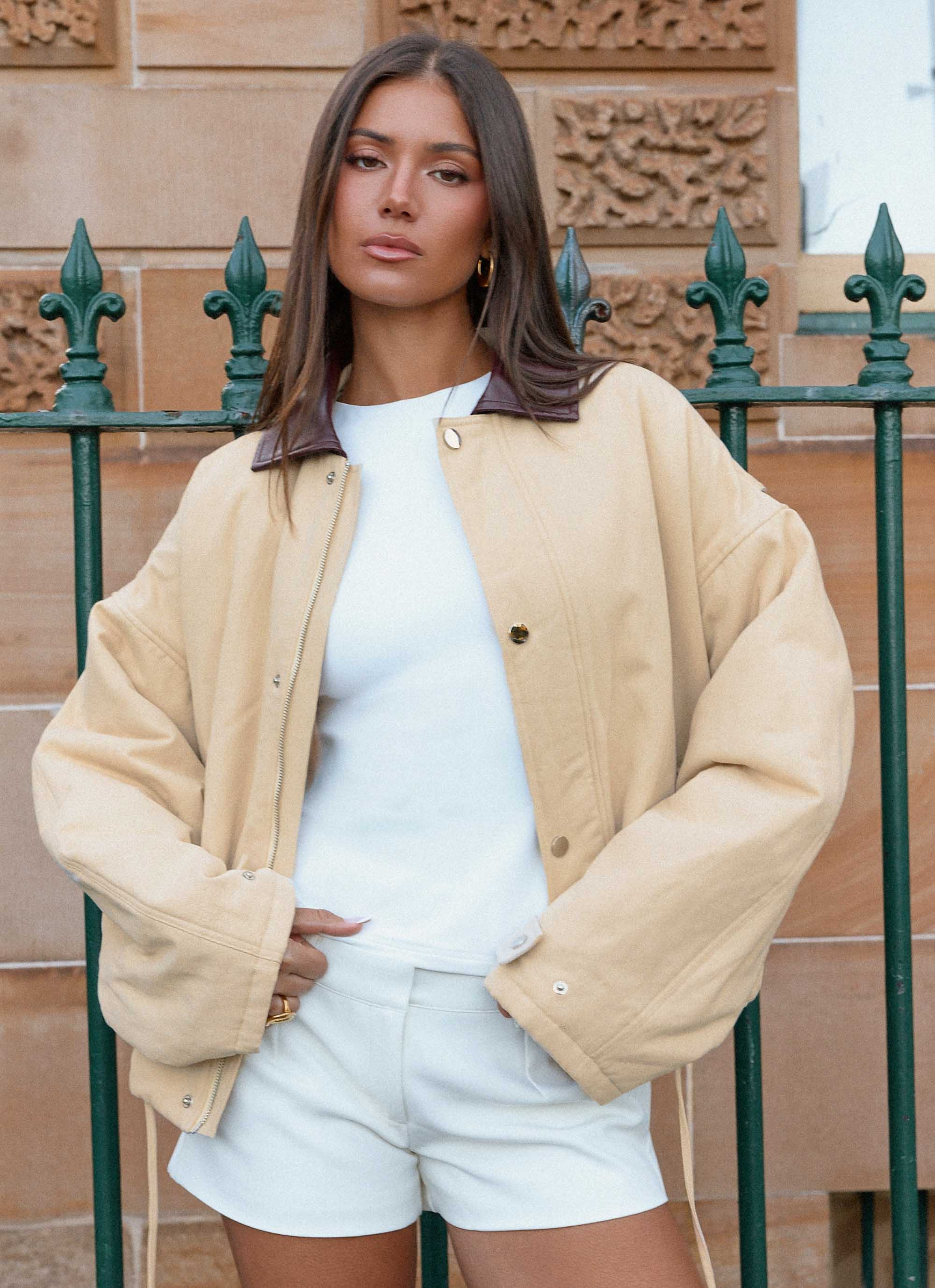 Airplane Mode Twill Blouson Jacket - Natural - Image 2