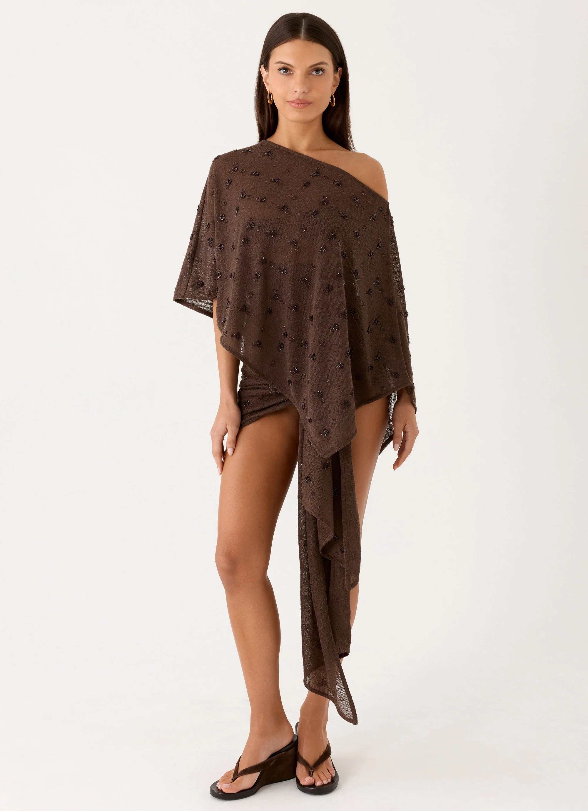 Aizza Cape - Chocolate - Image 3