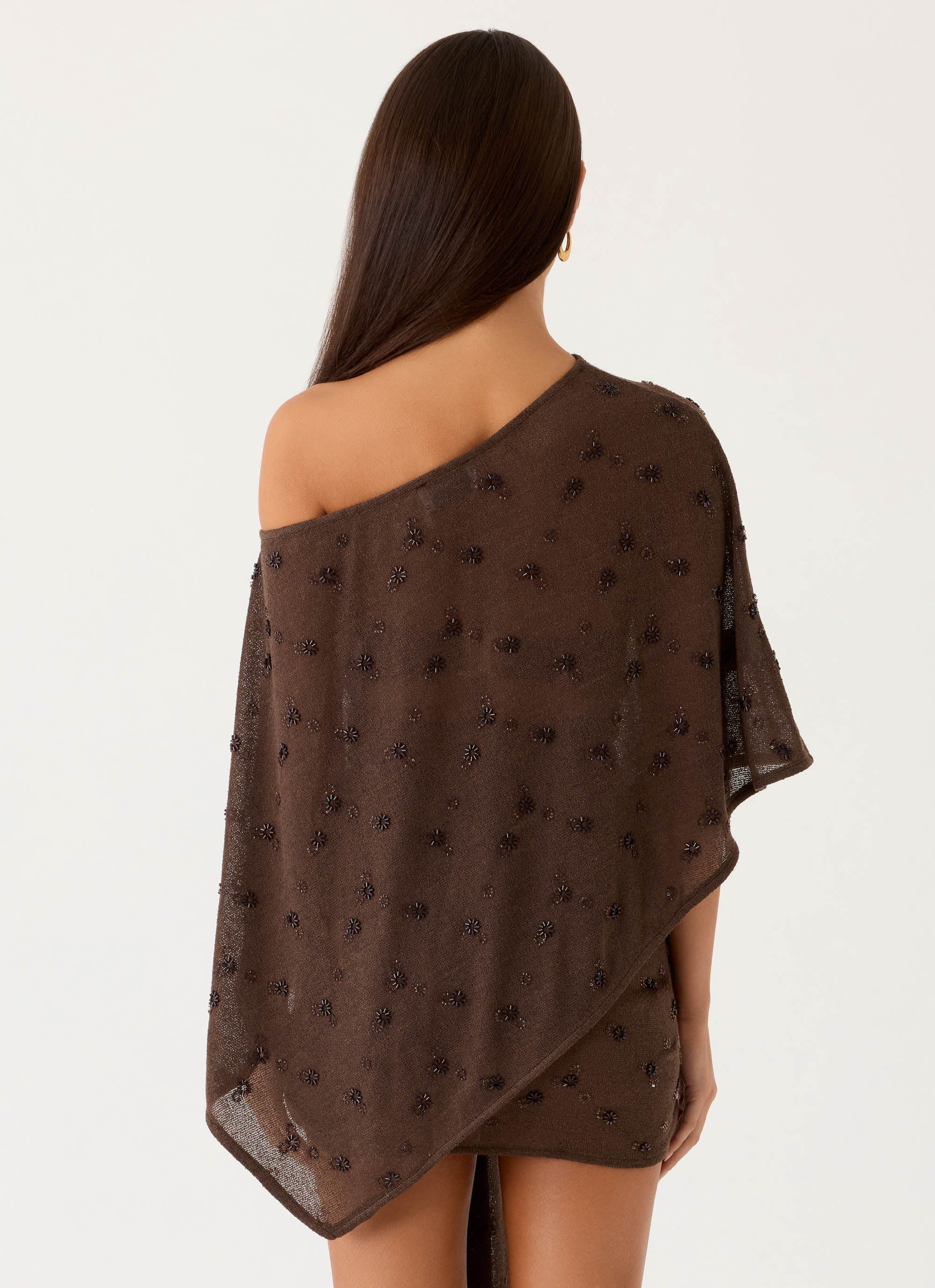 Aizza Cape - Chocolate - Image 5