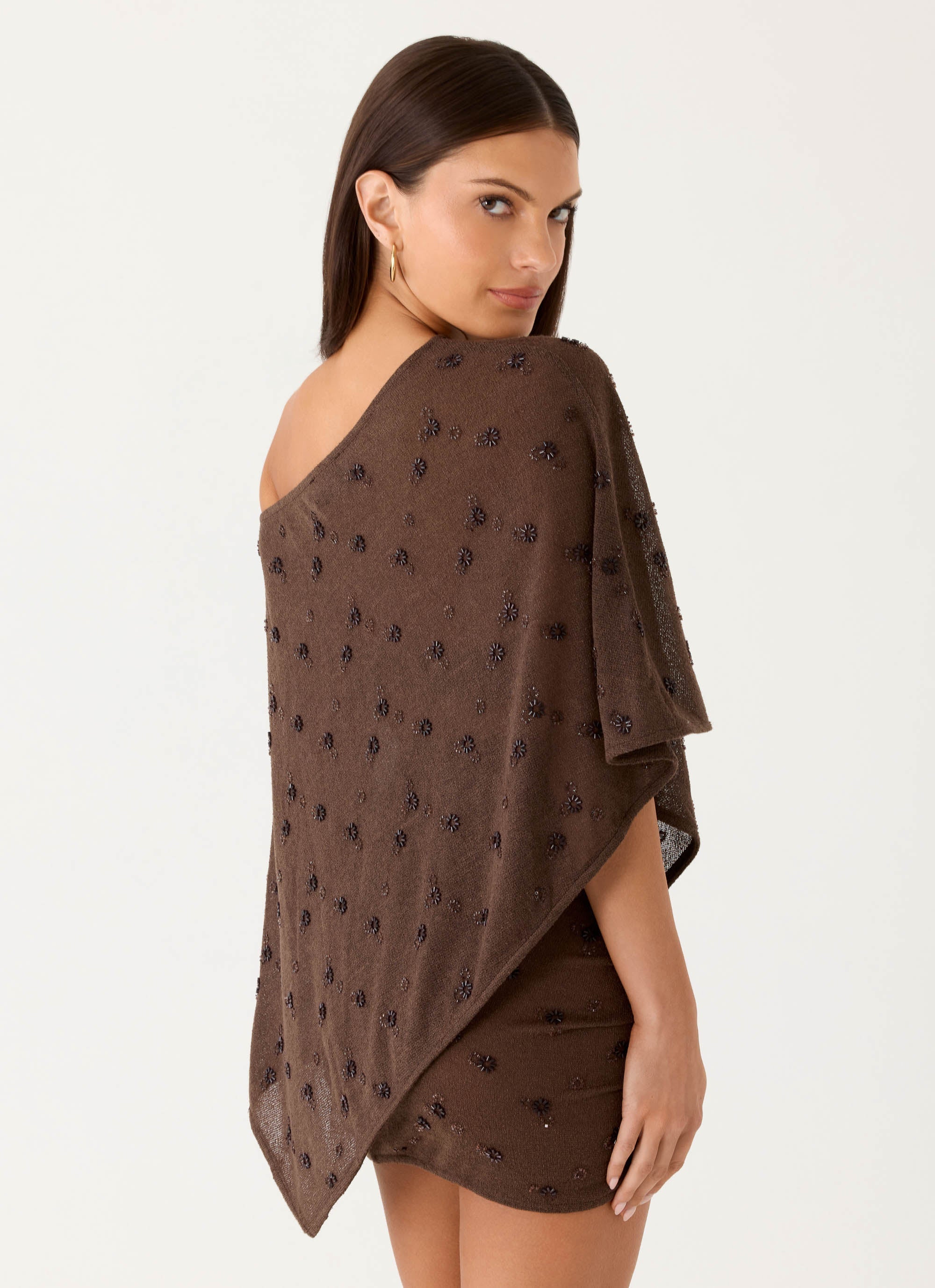 Aizza Cape - Chocolate - Image 6