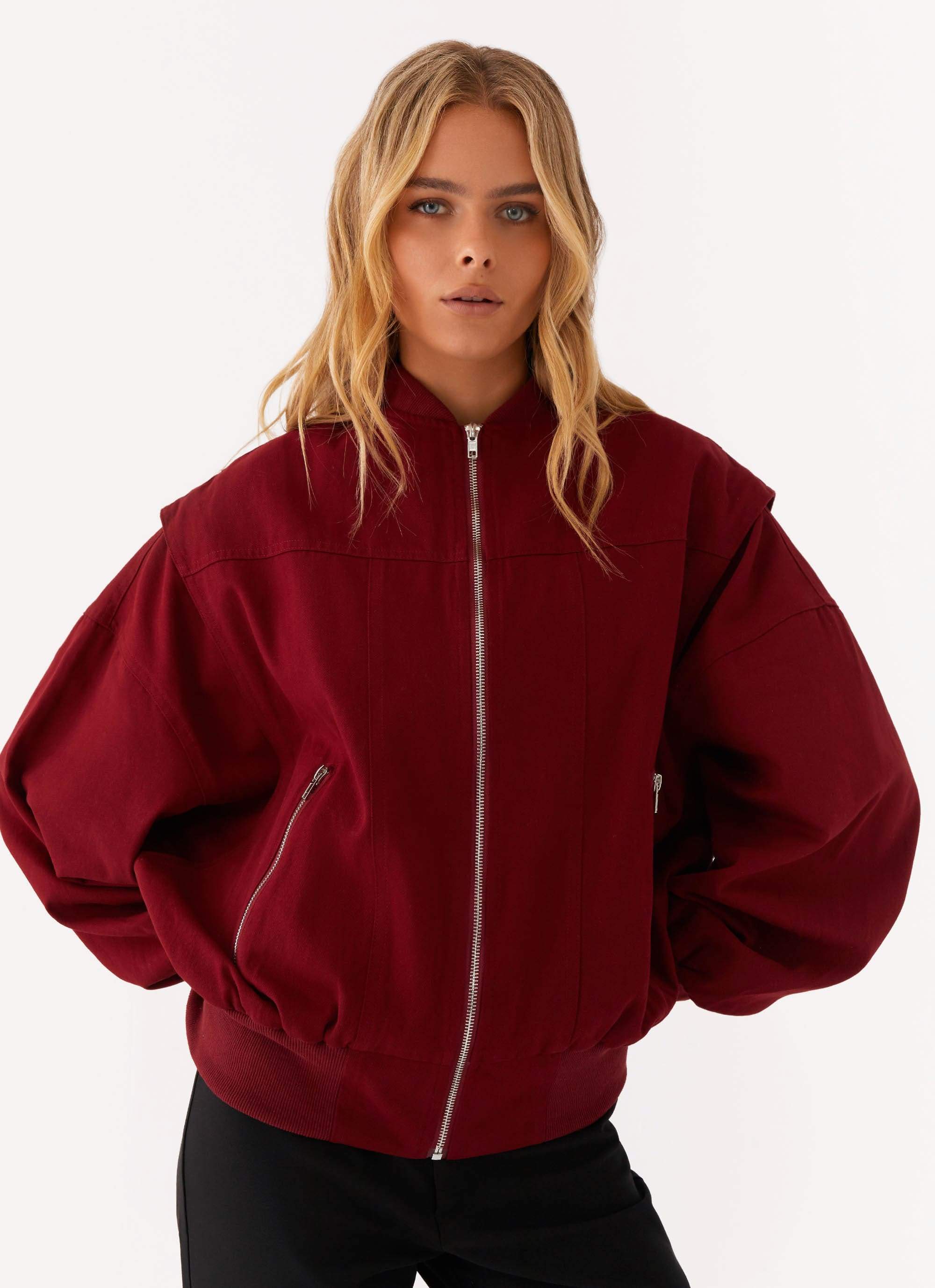 Alabama Bomber Jacket - Red - Image 5