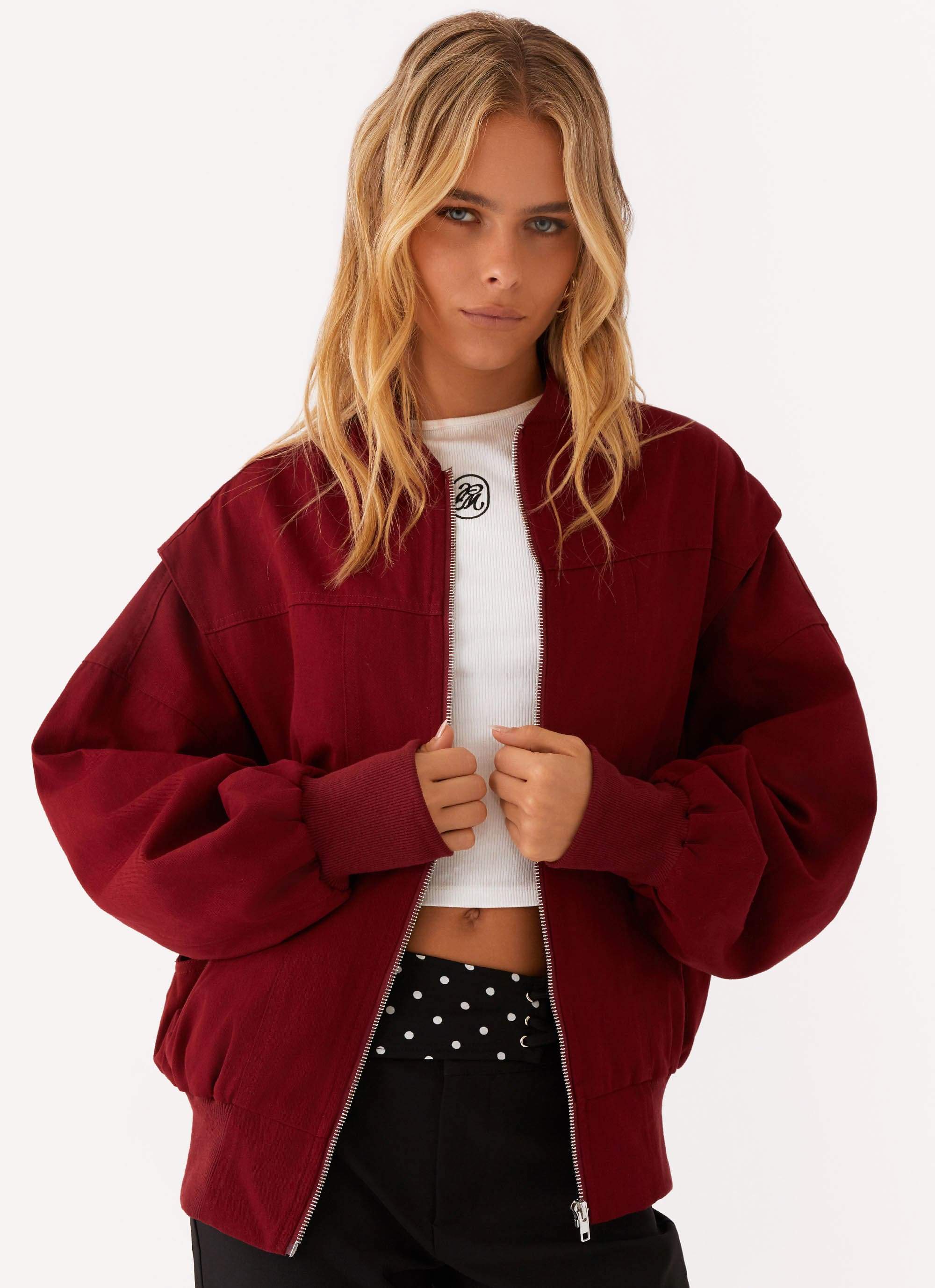 Alabama Bomber Jacket - Red - Image 6