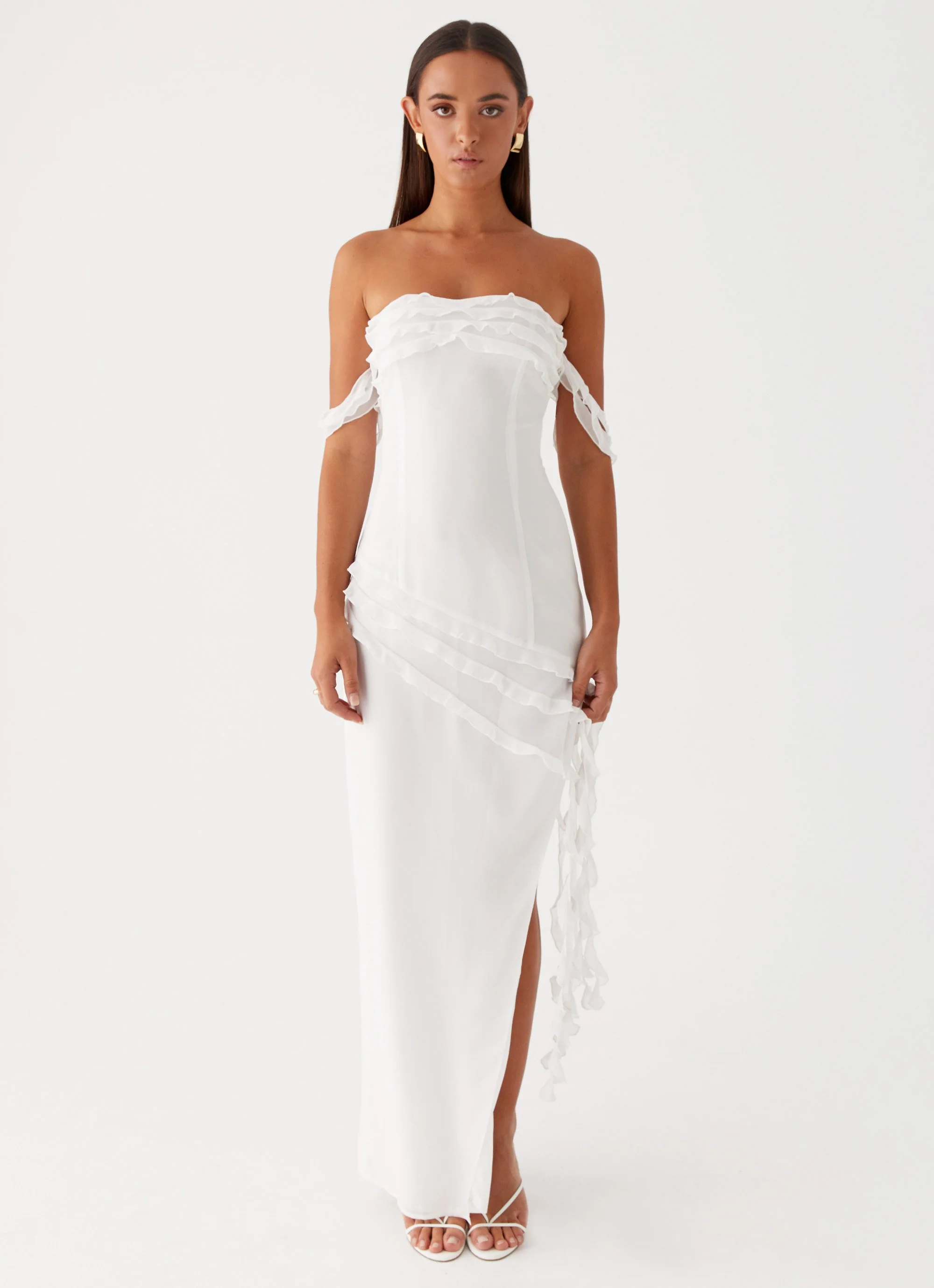 Alaska Maxi Dress - White - Image 2