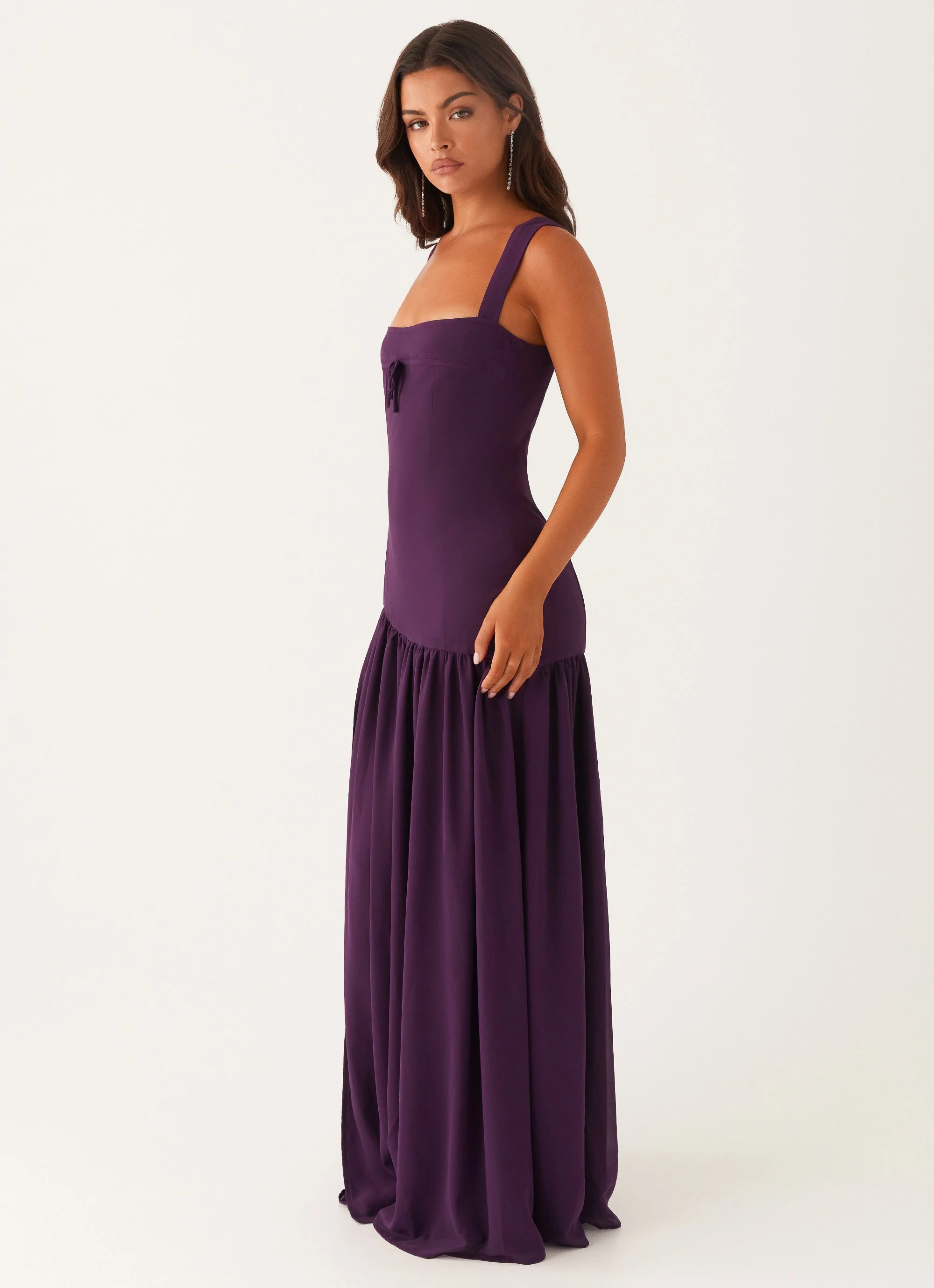 Alberta Maxi Dress - Mulberry - Image 3