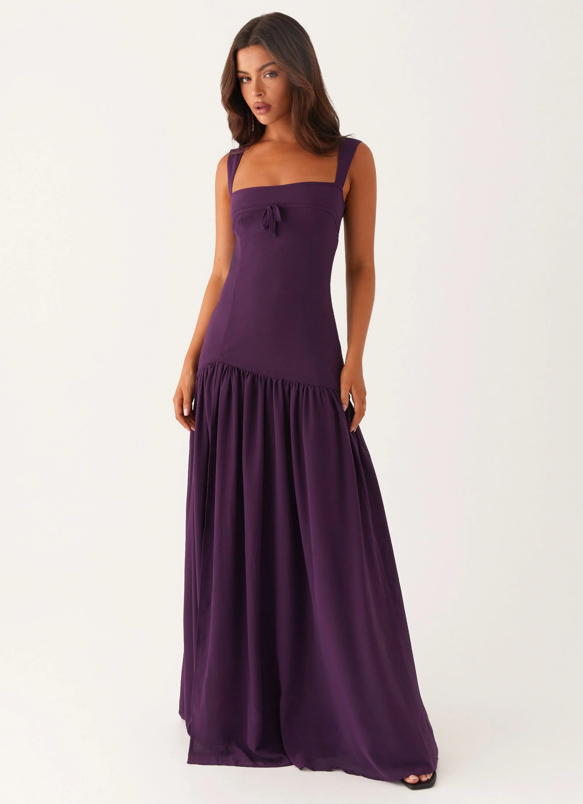 Alberta Maxi Dress - Mulberry - Image 5