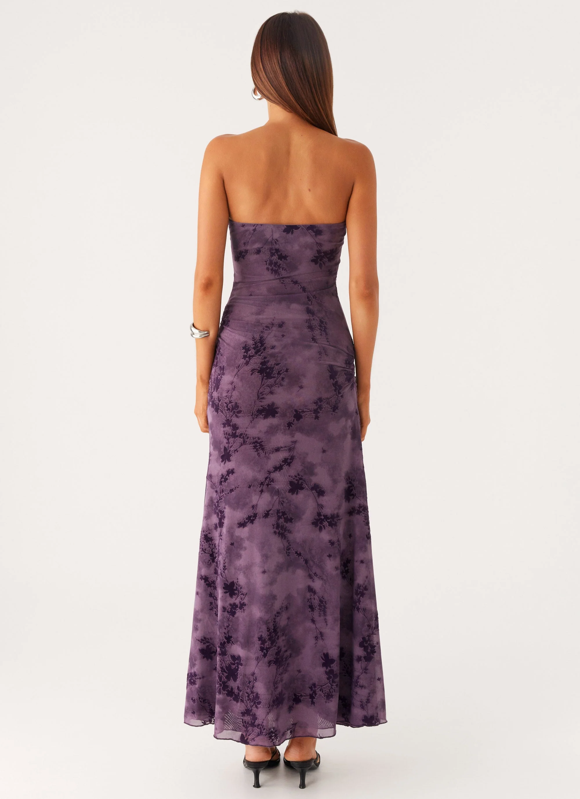 Alexandrite Midi Dress - Purple - Image 3
