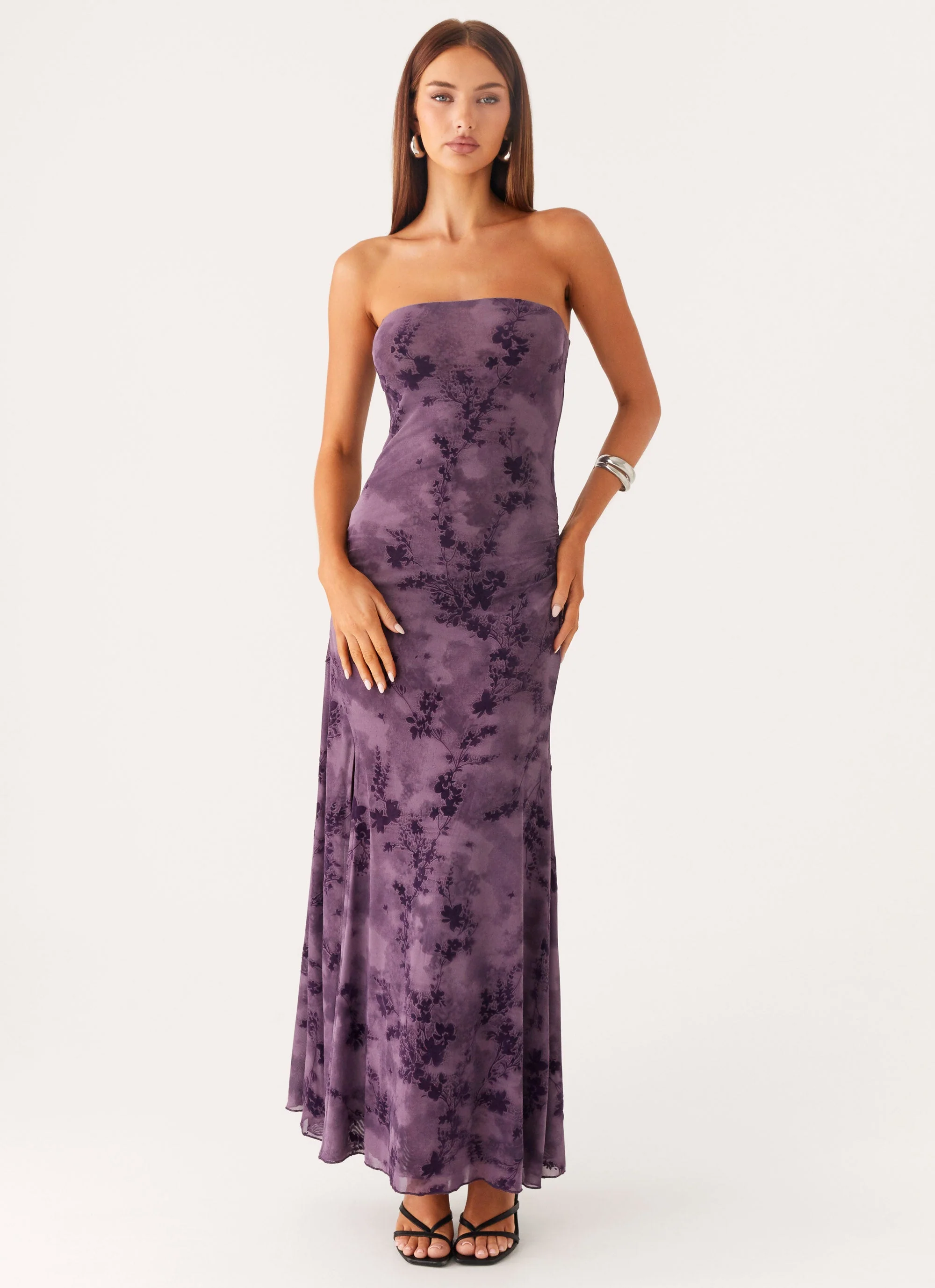 Alexandrite Midi Dress - Purple - Image 6