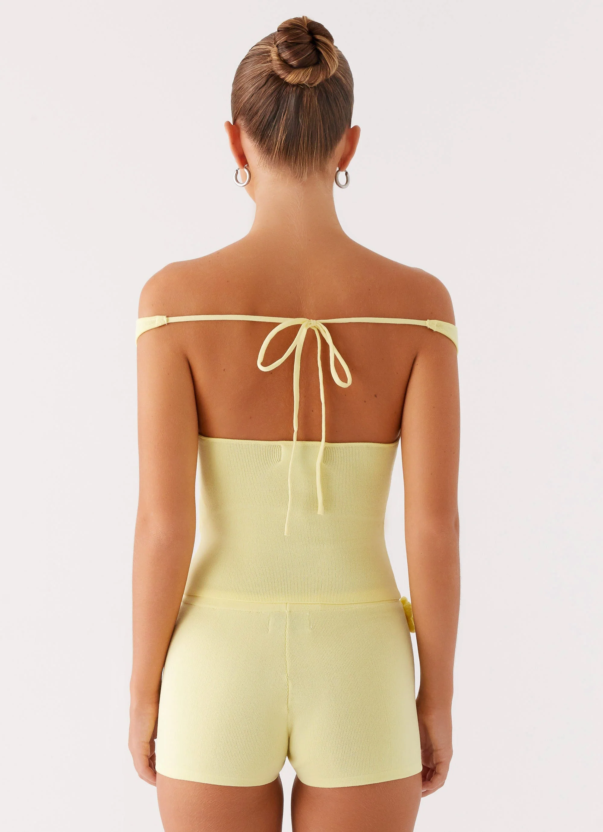 Aliah Knit Top - Yellow - Image 4