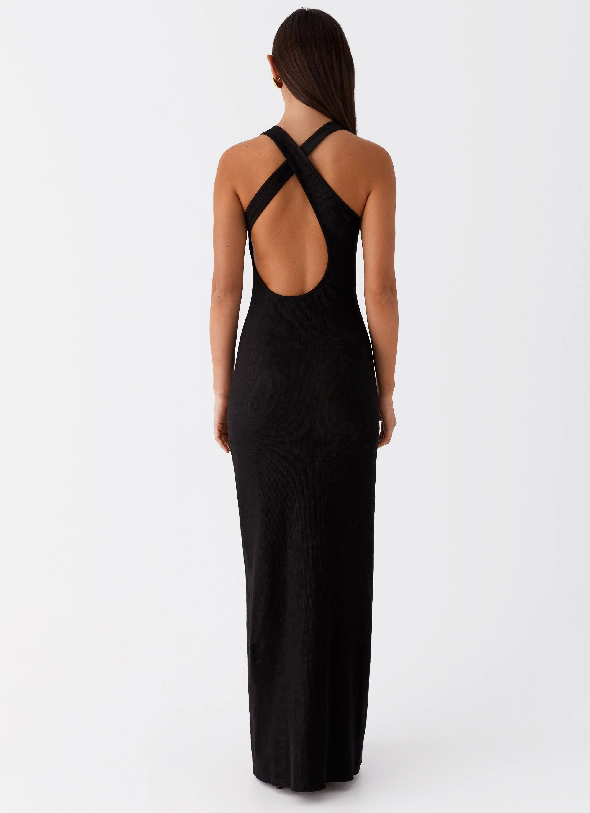 Alice Cut Out Maxi Dress - Black - Image 4