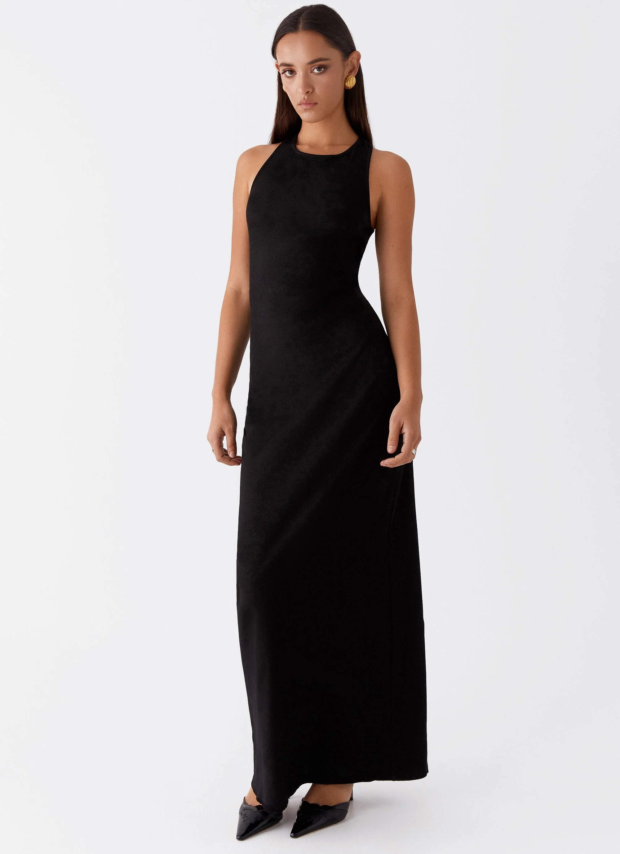 Alice Cut Out Maxi Dress - Black - Image 5