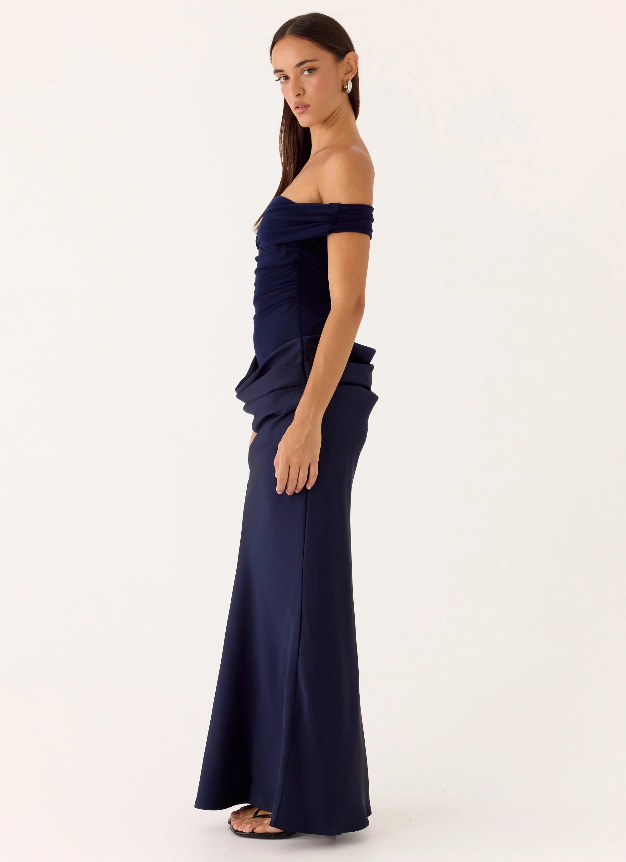 Alicent Maxi Dress - Navy - Image 3