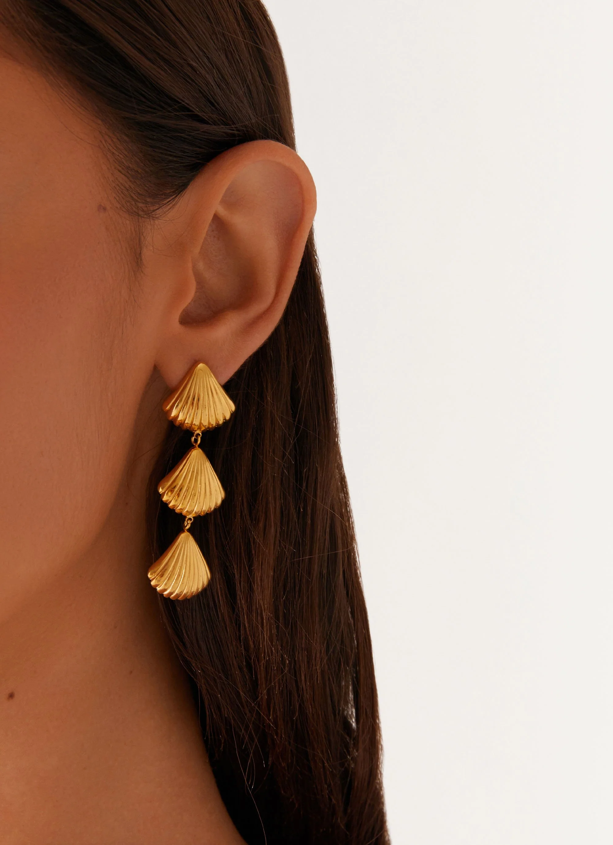 Alila Earrings - Gold - Image 3