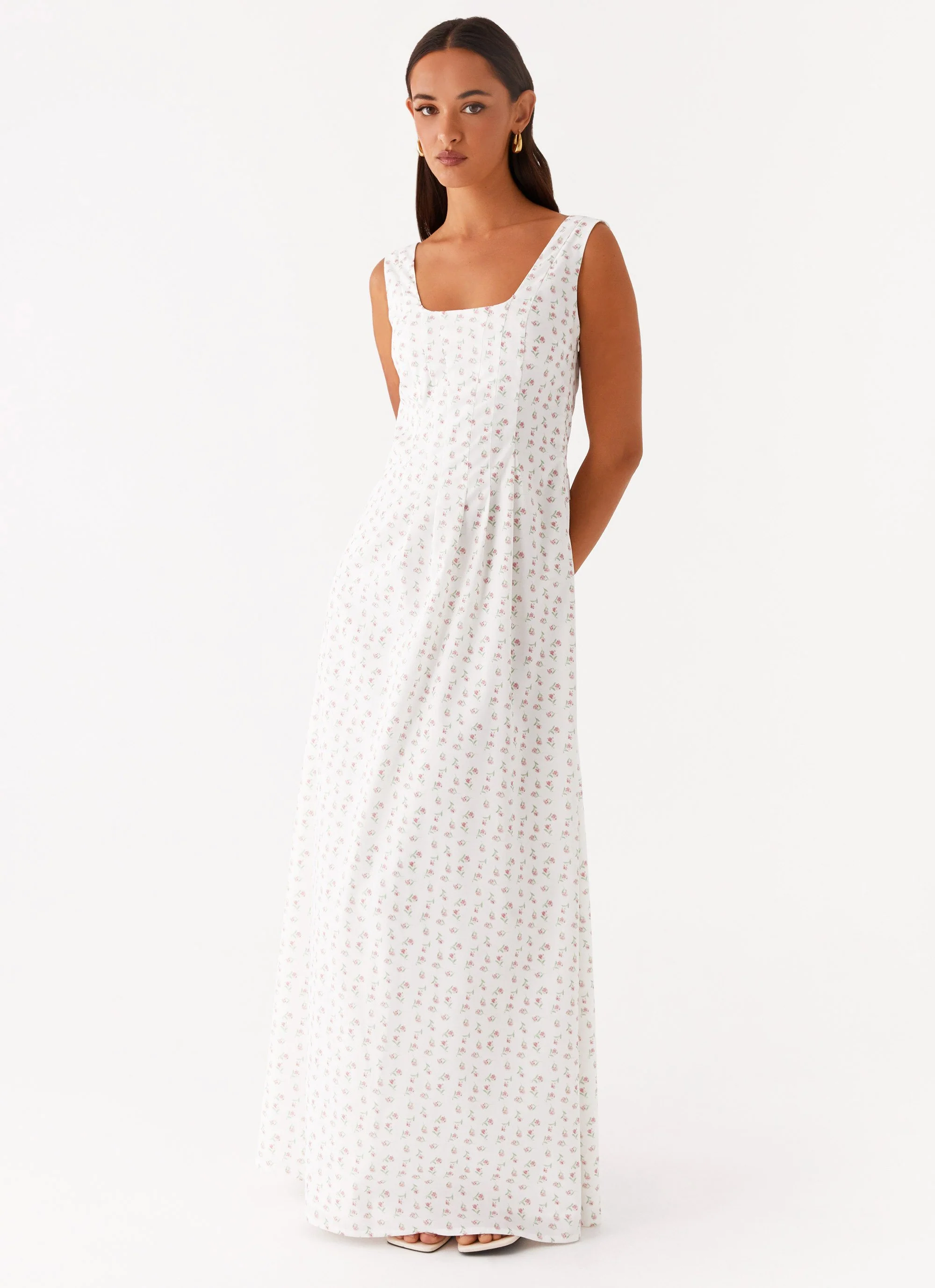 All My Love Maxi Dress - White Floral - Image 5