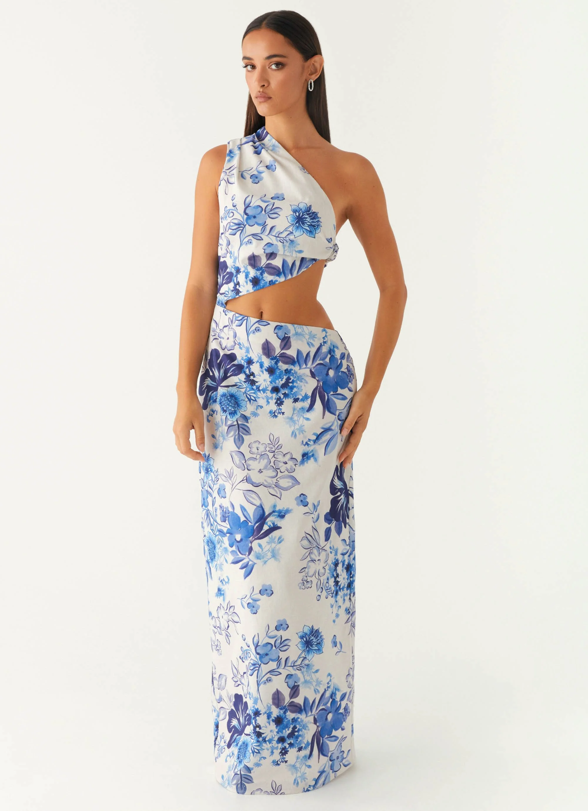 All Summer Long Maxi Dress - Serene Sky Floral - Image 3