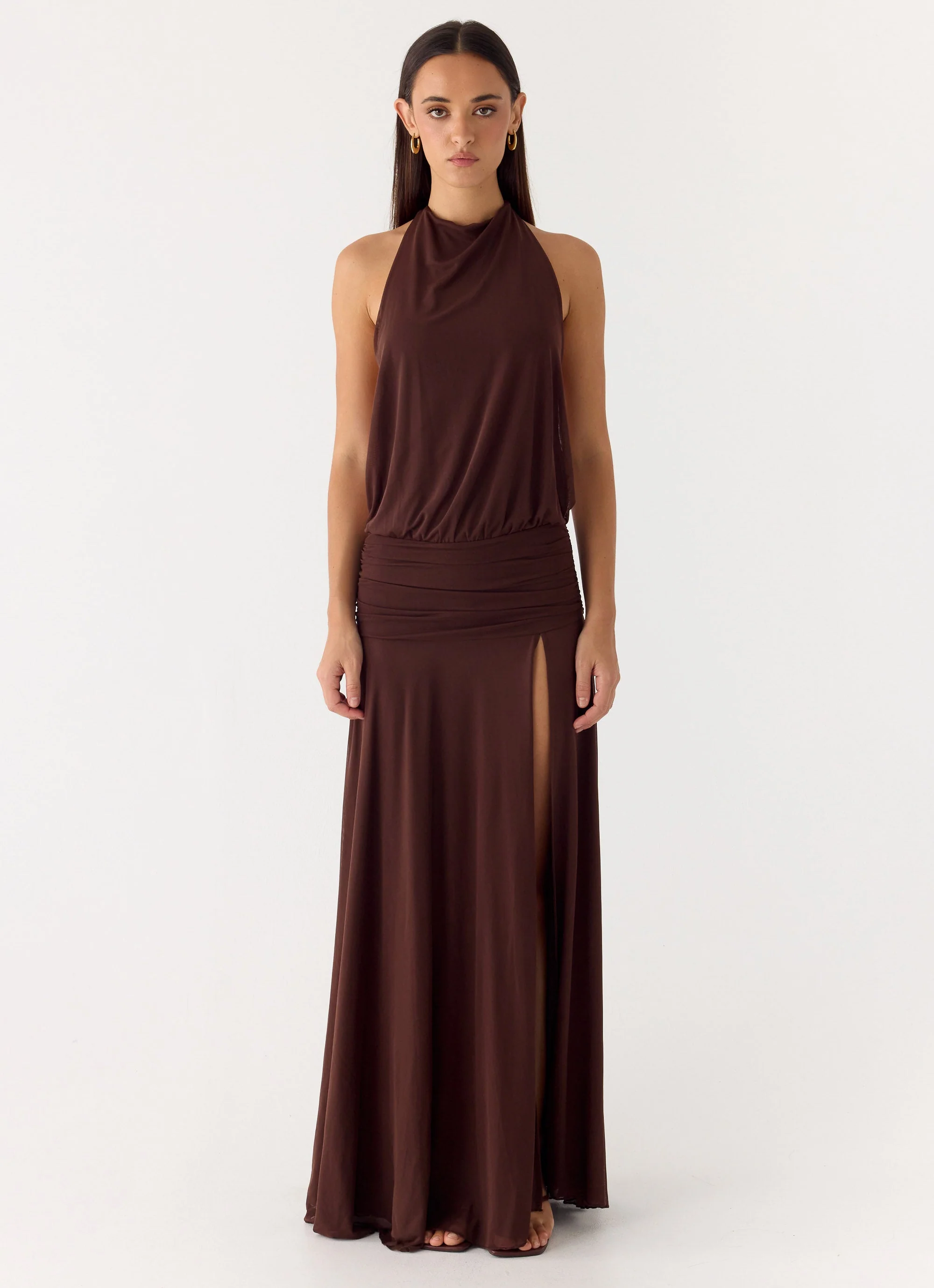 All This Aura Maxi Dress - Chocolate - Image 2