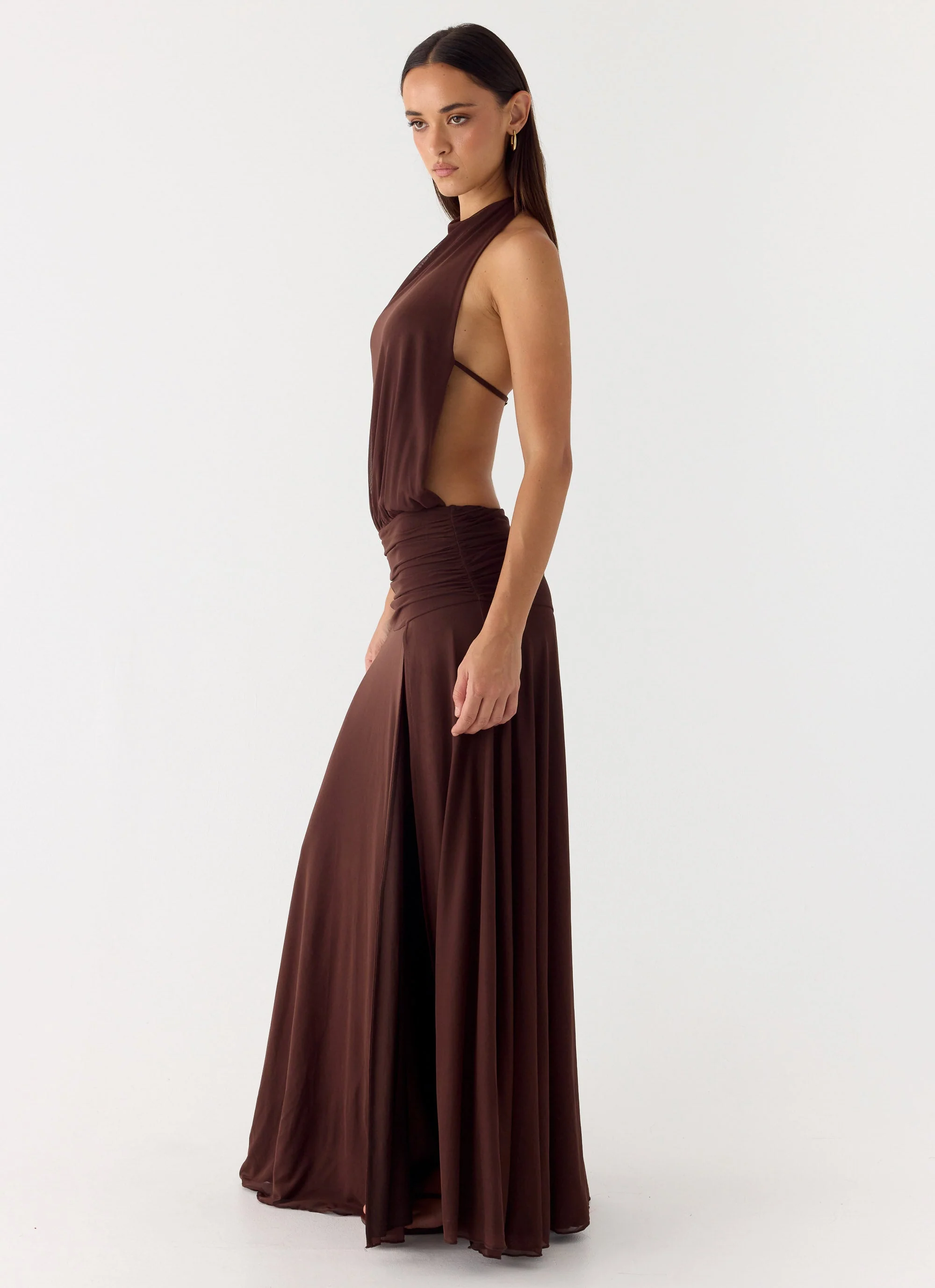 All This Aura Maxi Dress - Chocolate - Image 3