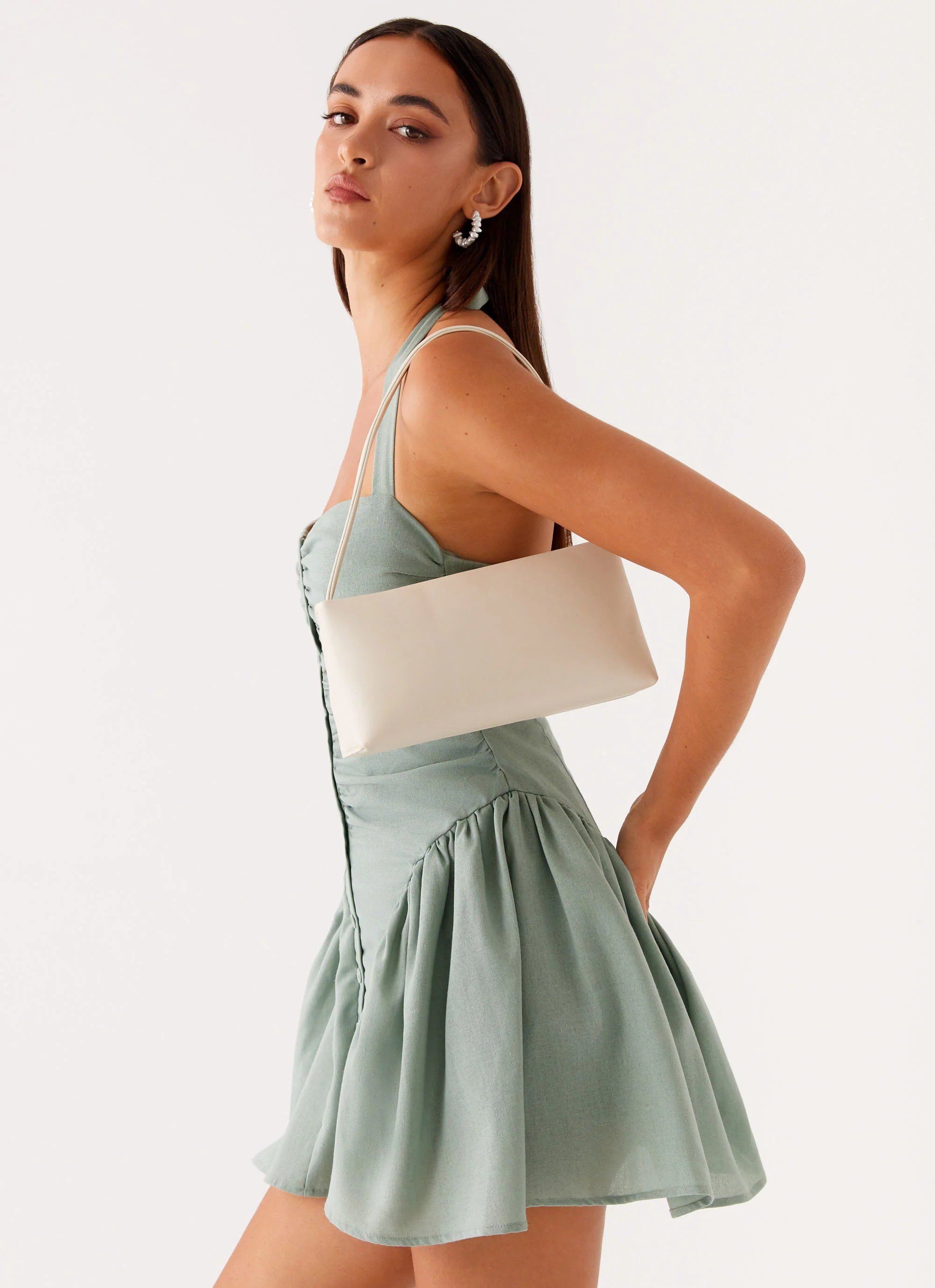 Allison Shoulder Bag - Ivory - Image 3