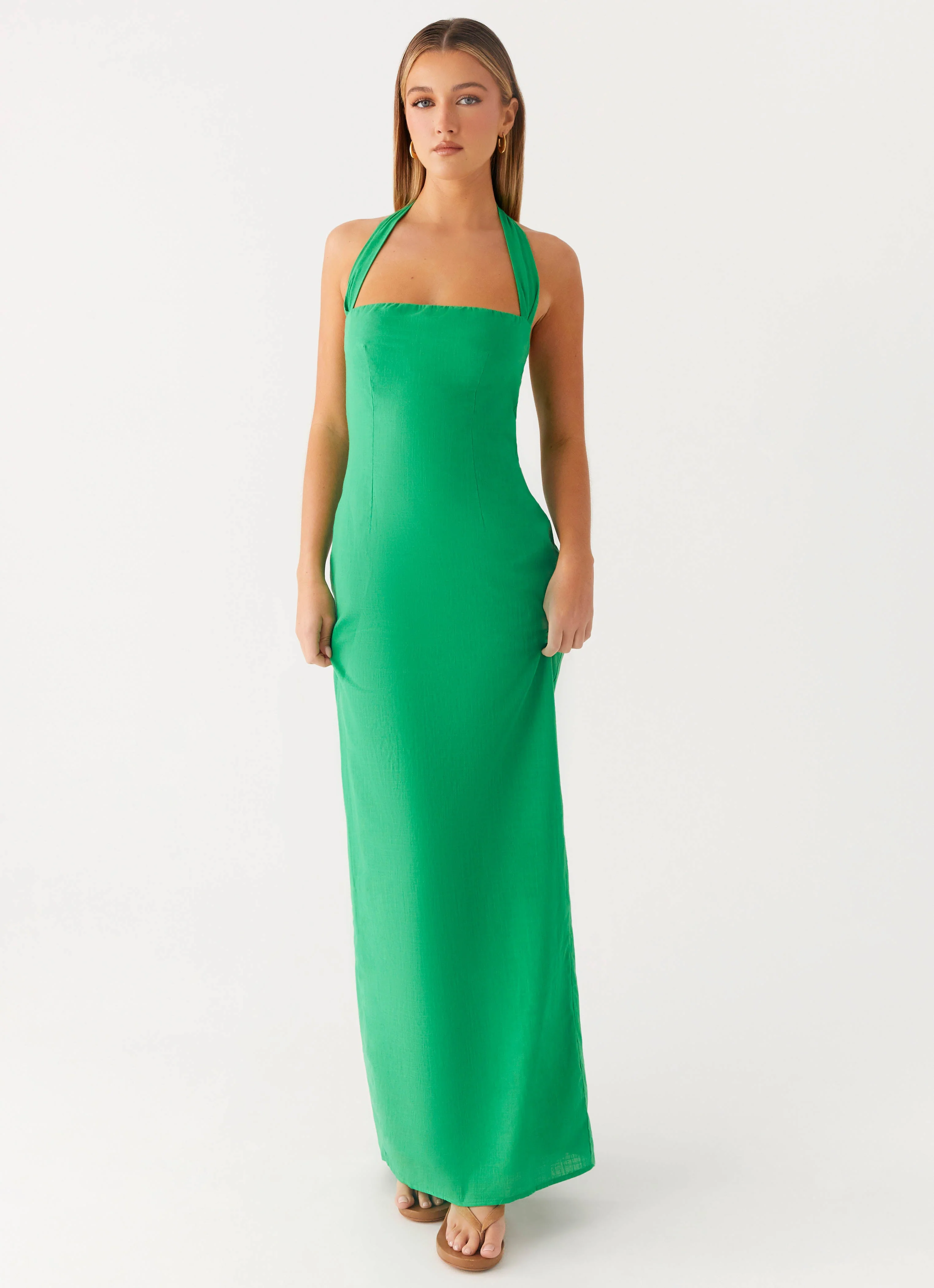 Allyse Cotton Maxi Dress - Cactus - Image 4