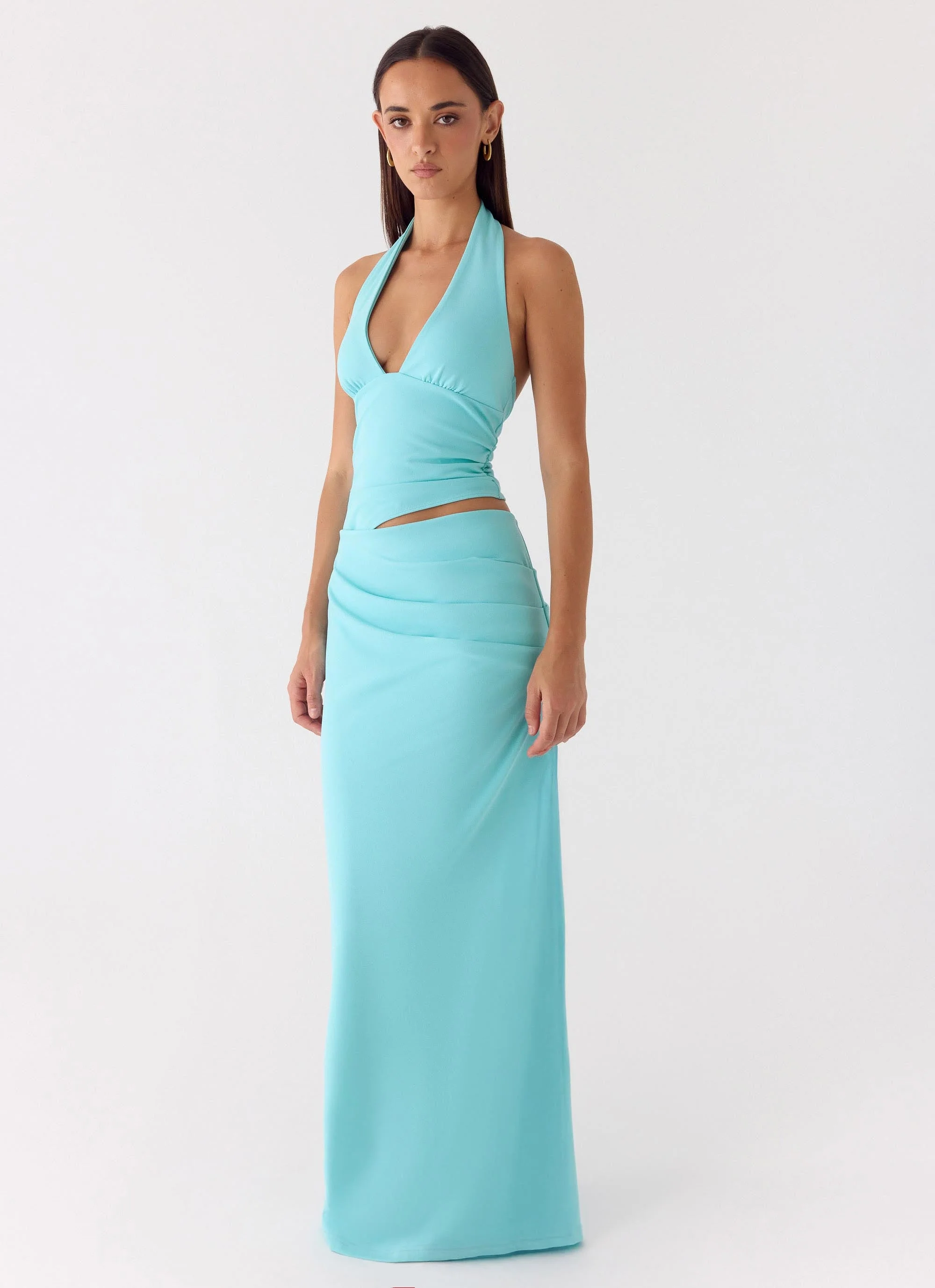 Almost Love Maxi Dress - Aqua - Image 5
