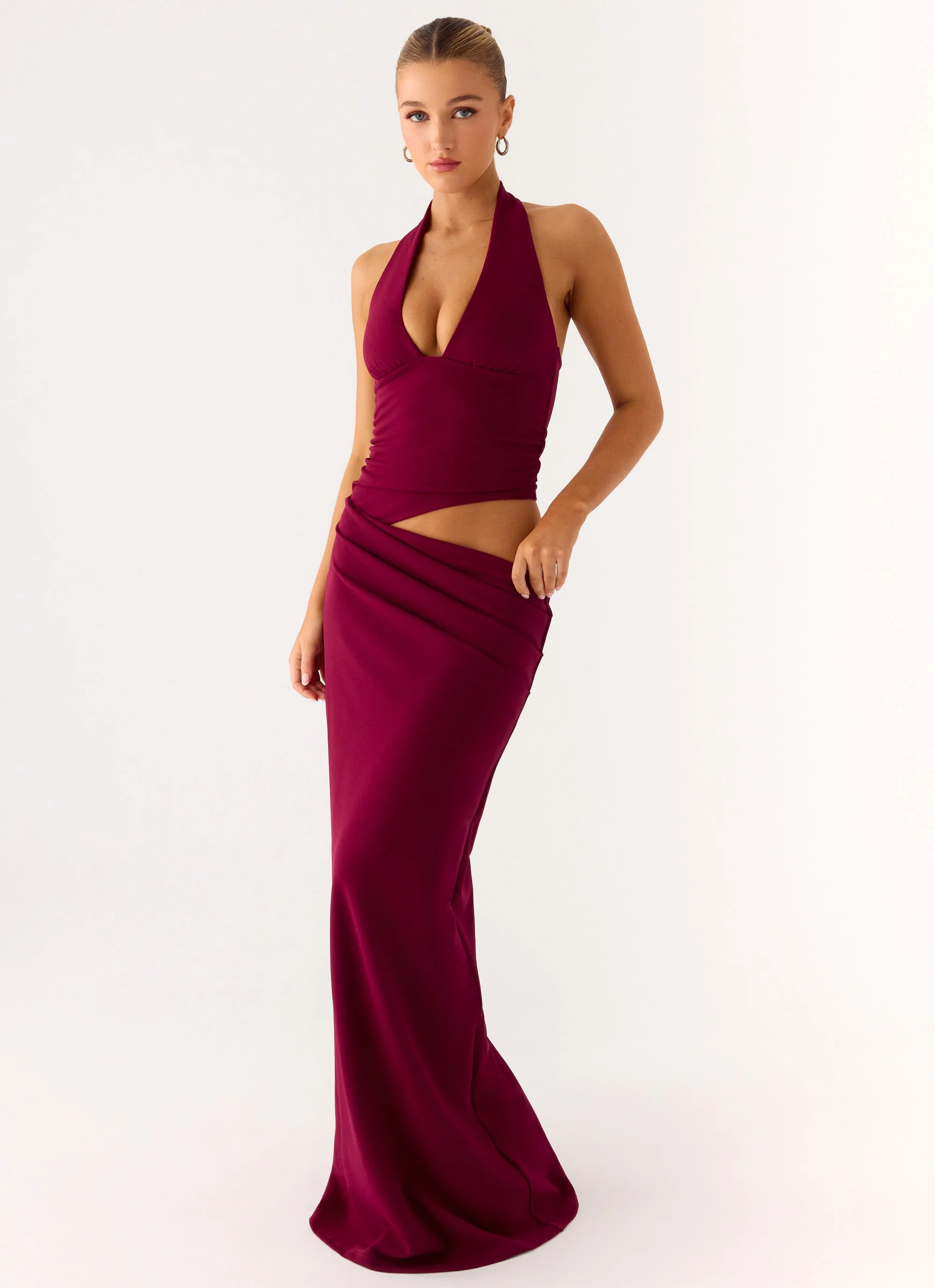 Almost Love Maxi Dress - Plum - Image 4
