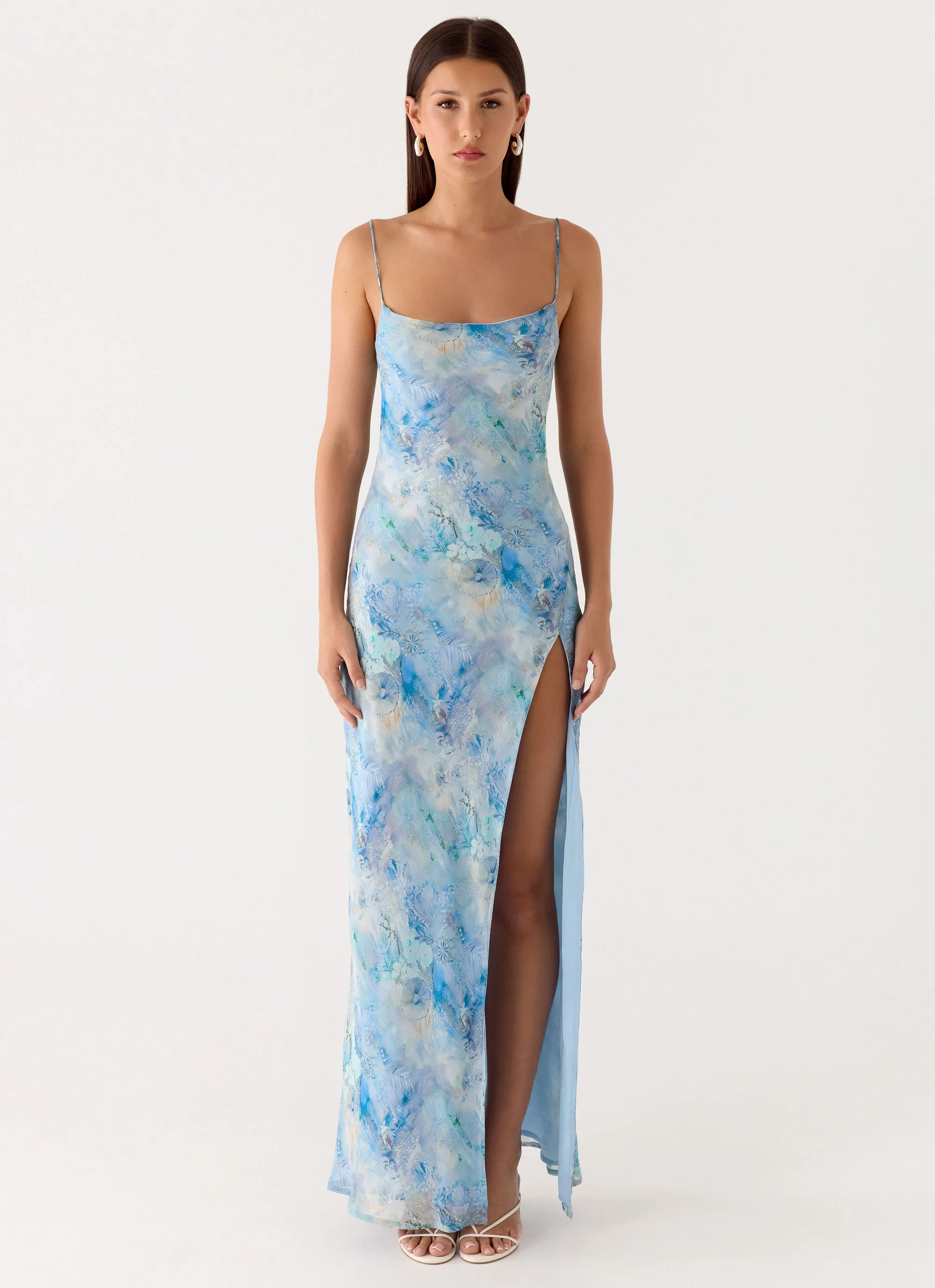 Alouette Maxi Dress - Aqua Paisley - Image 2
