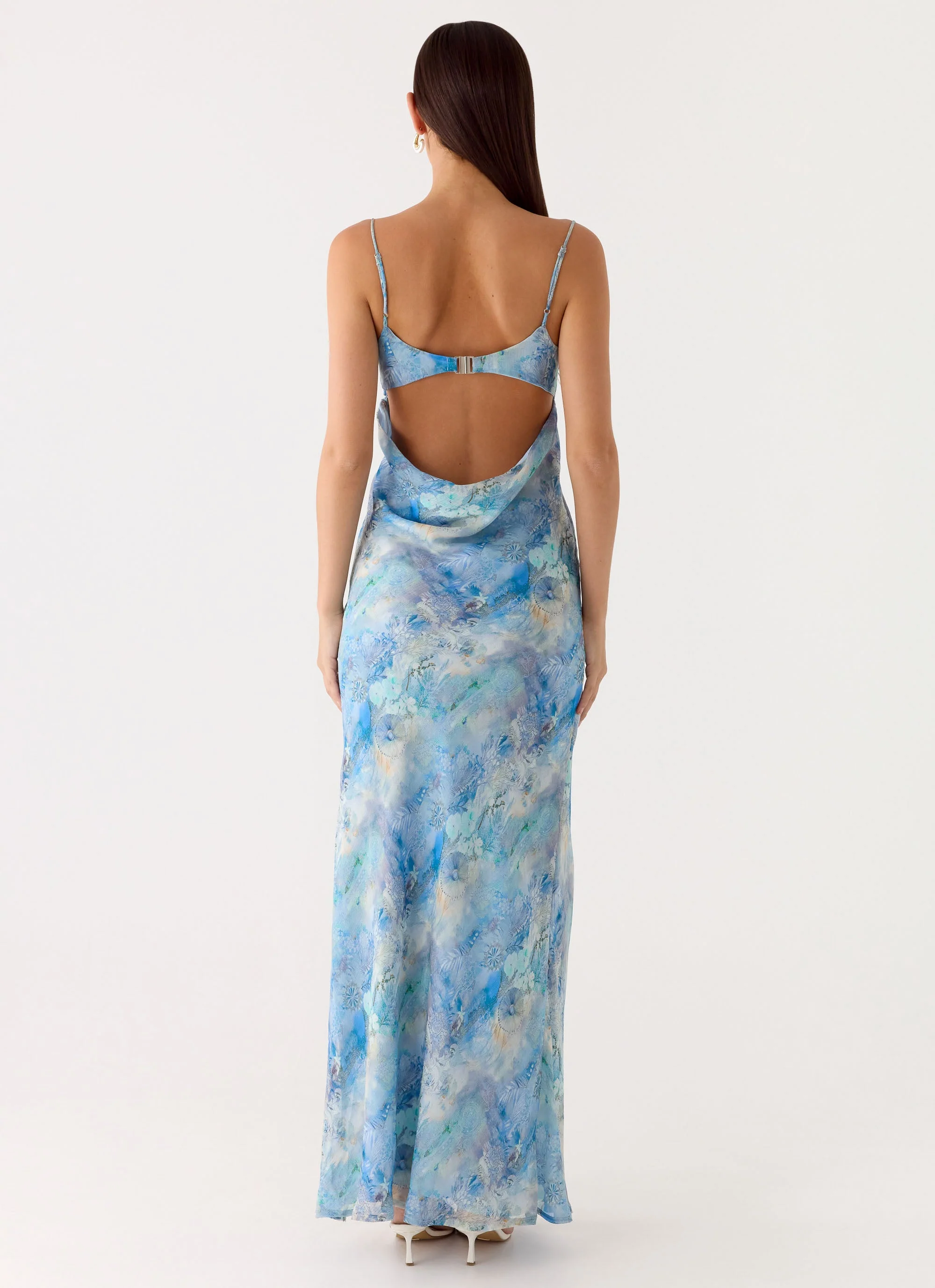 Alouette Maxi Dress - Aqua Paisley - Image 4