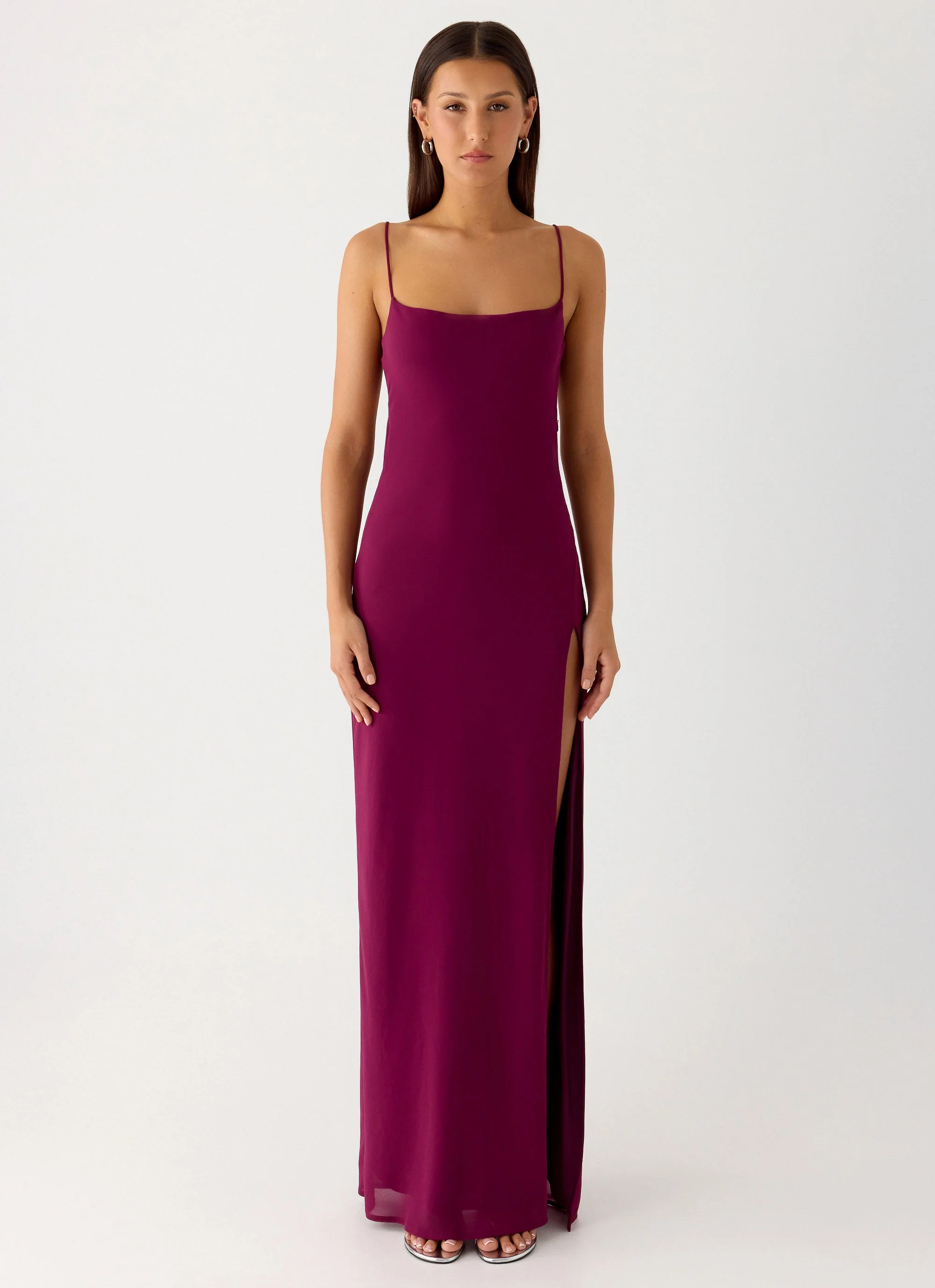 Alouette Maxi Dress - Plum - Image 2