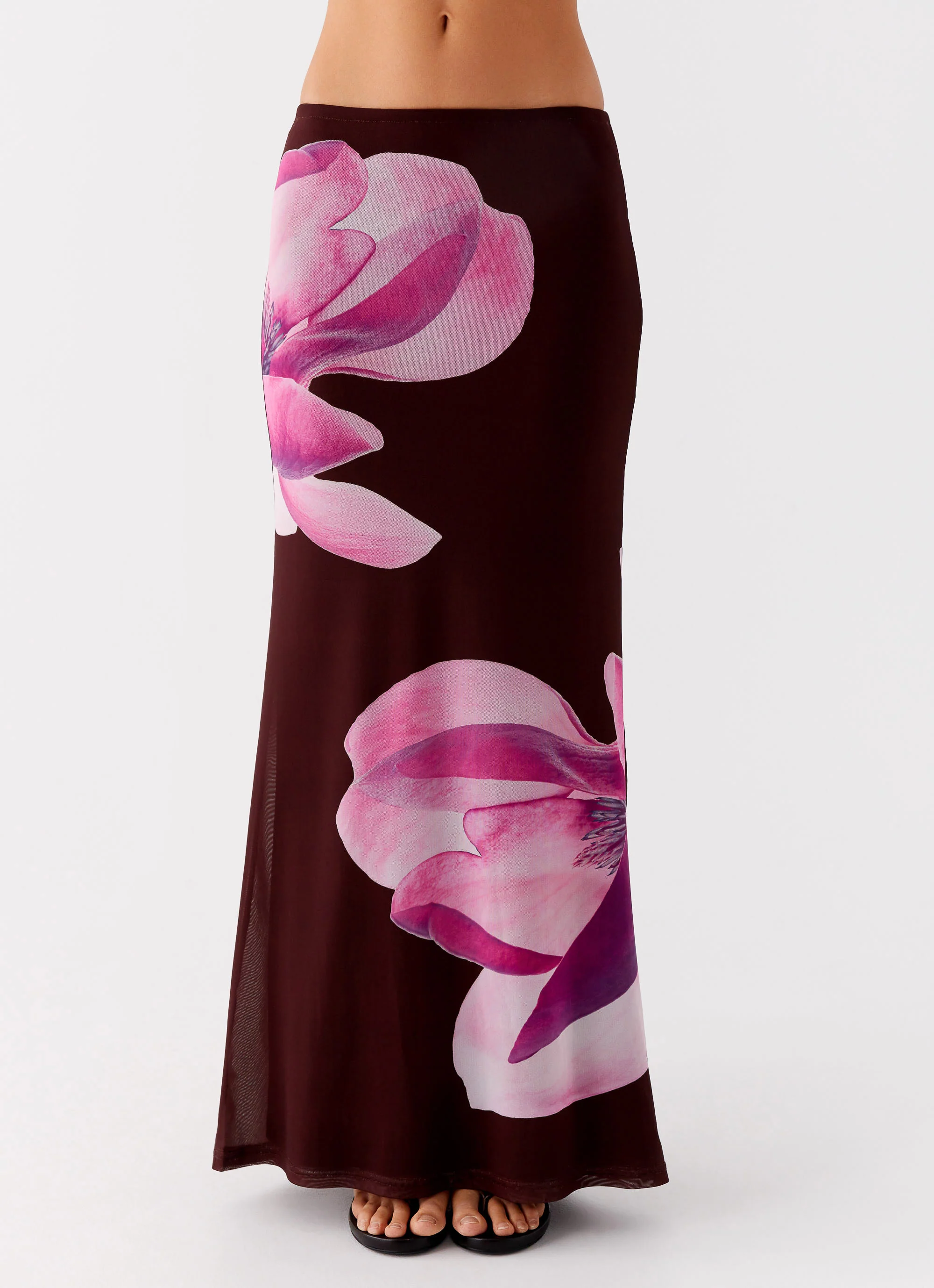 Alpha Maxi Skirt - Dark Chocolate - Image 3