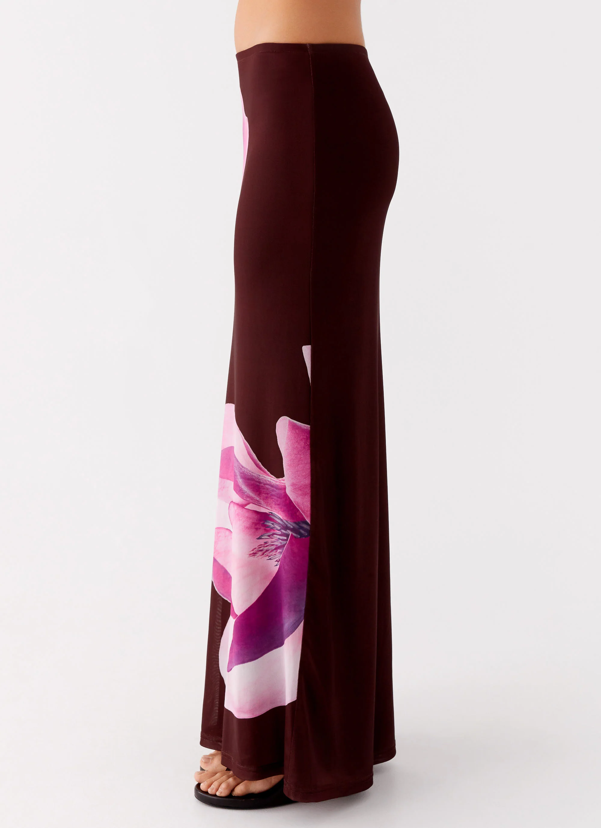 Alpha Maxi Skirt - Dark Chocolate - Image 4