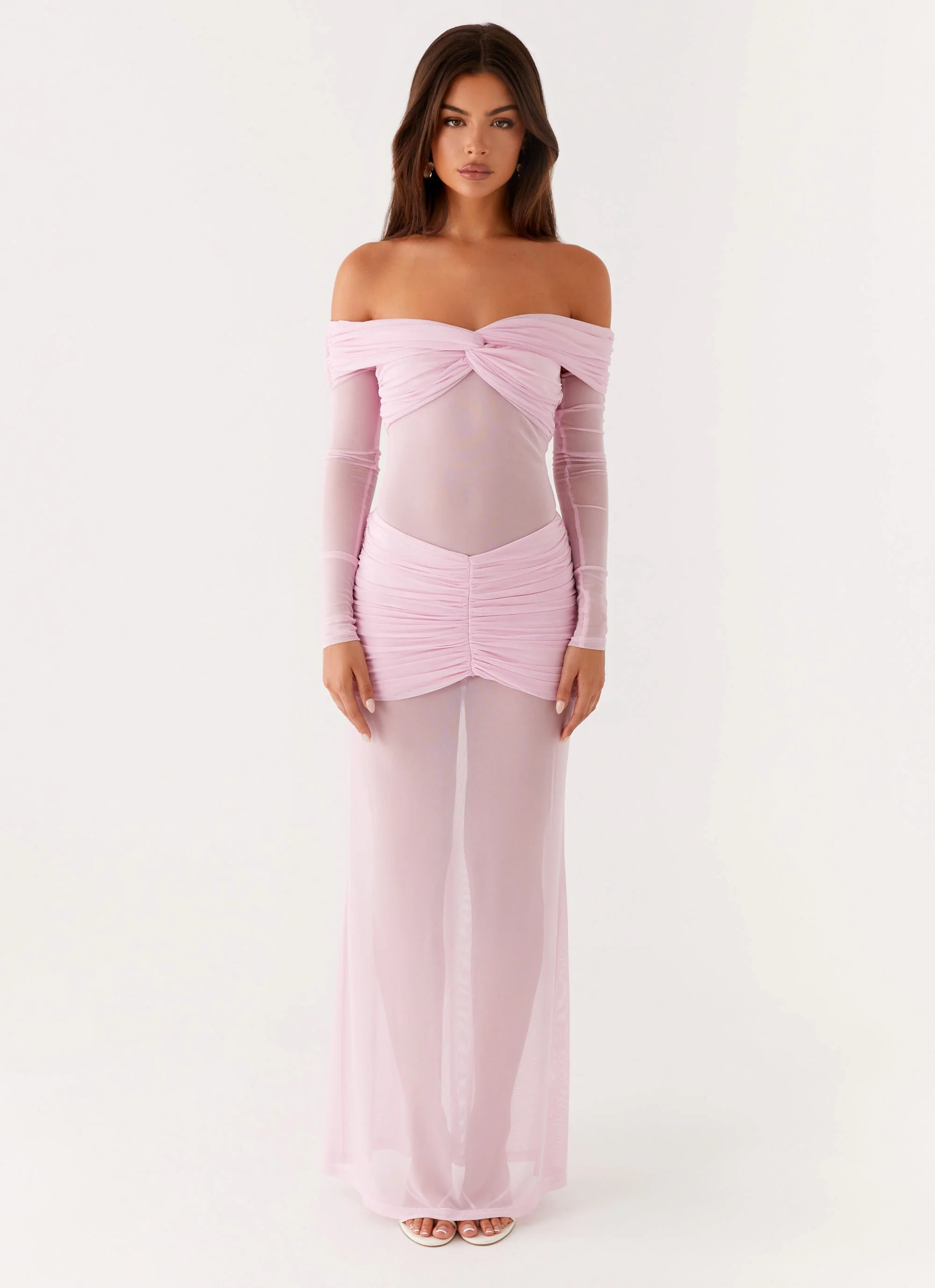 Alter Ego Maxi Dress - Pink - Image 2