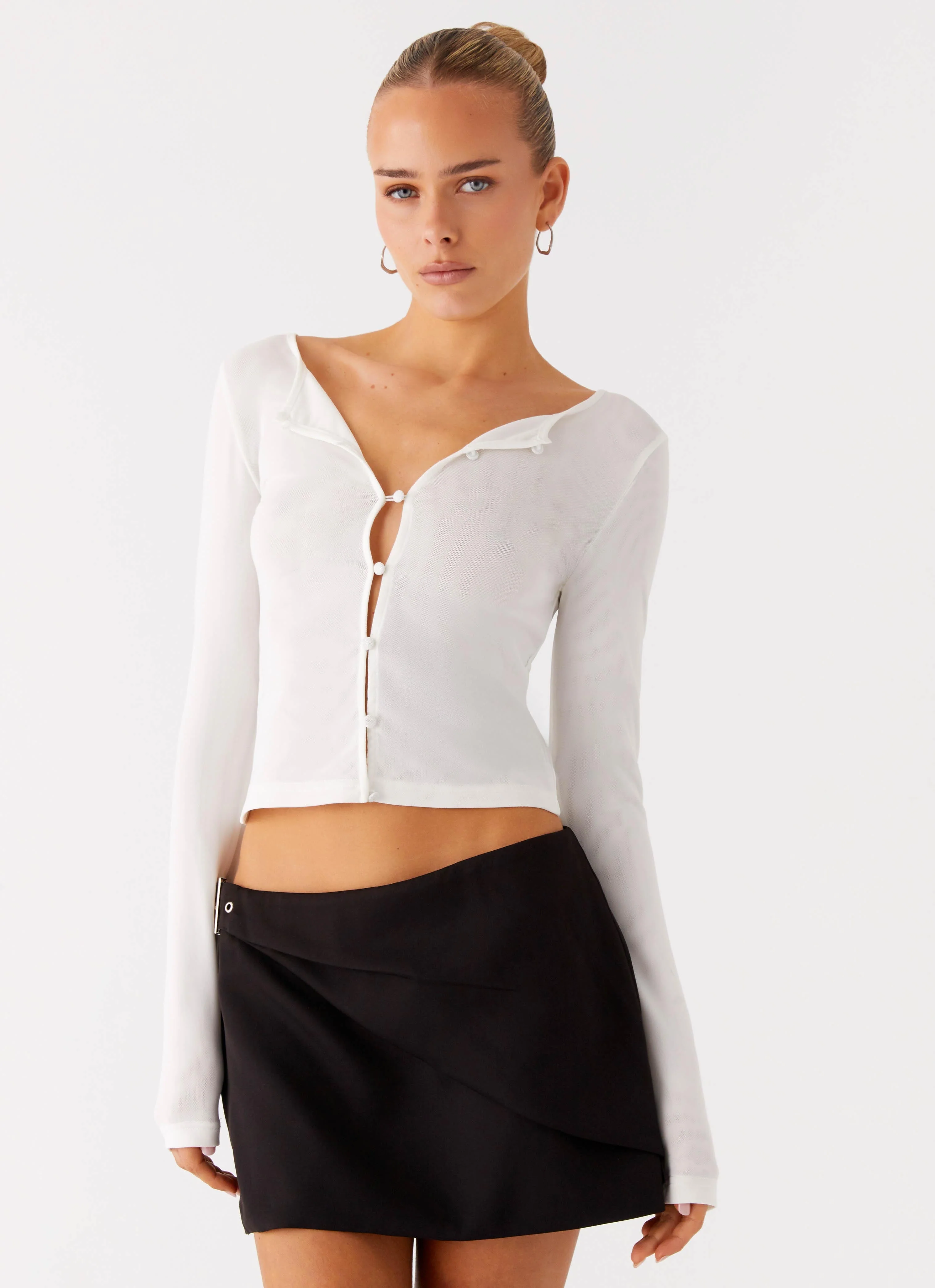 Aluna Mini Skirt - Black - Image 6