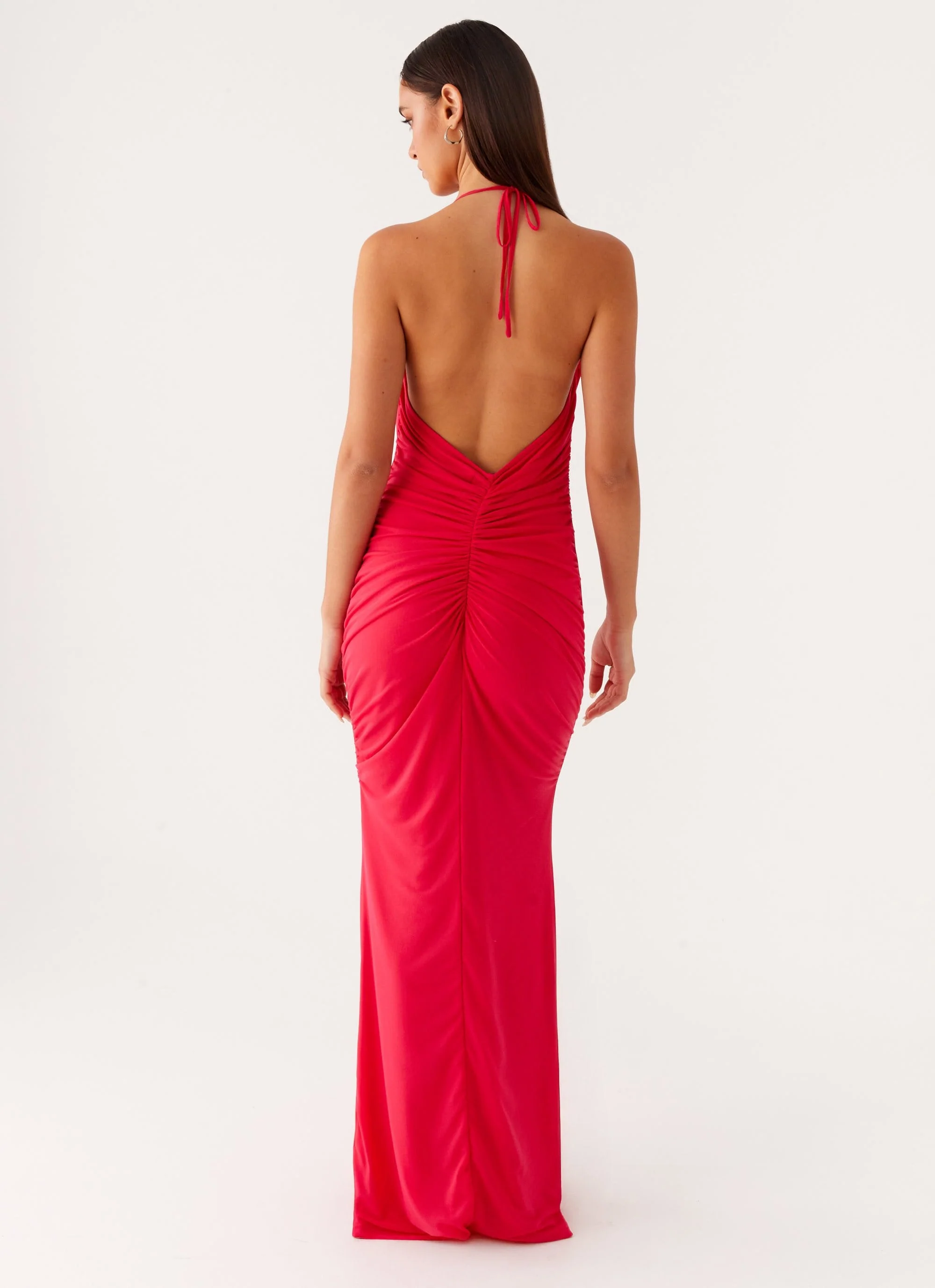 Amari Maxi Dress - Raspberry - Image 3