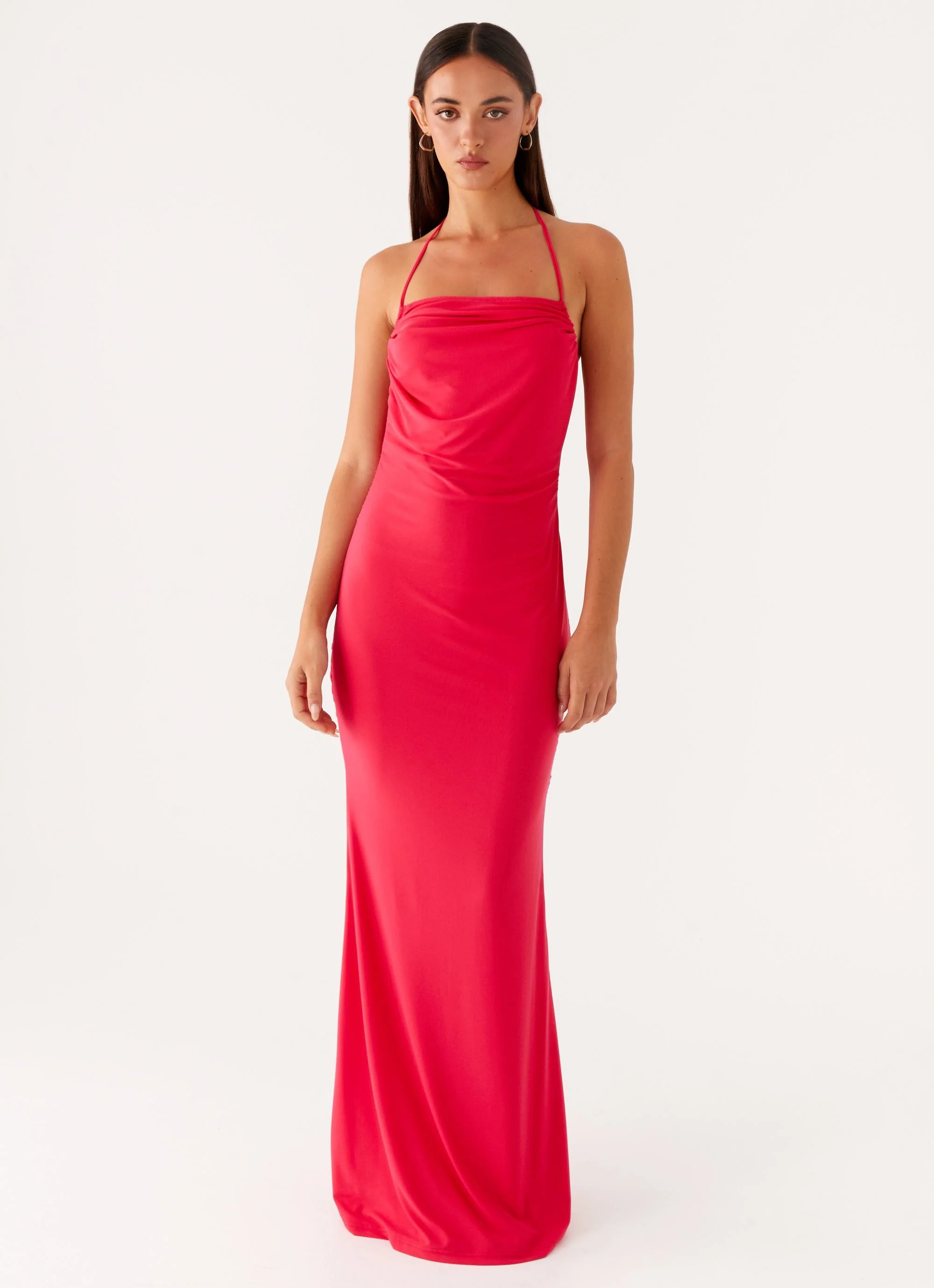 Amari Maxi Dress - Raspberry - Image 4