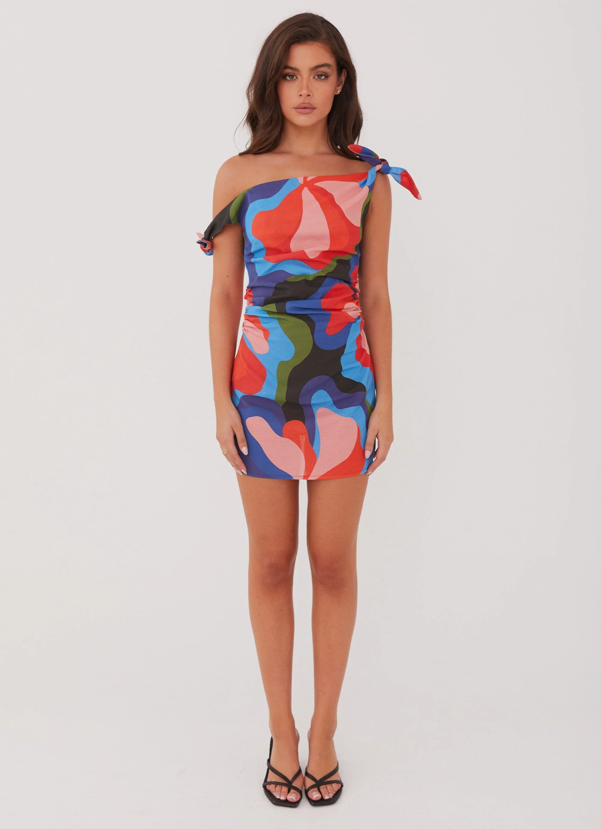 Amazonia Linen Mini Dress - Floral Fantasy - Image 2