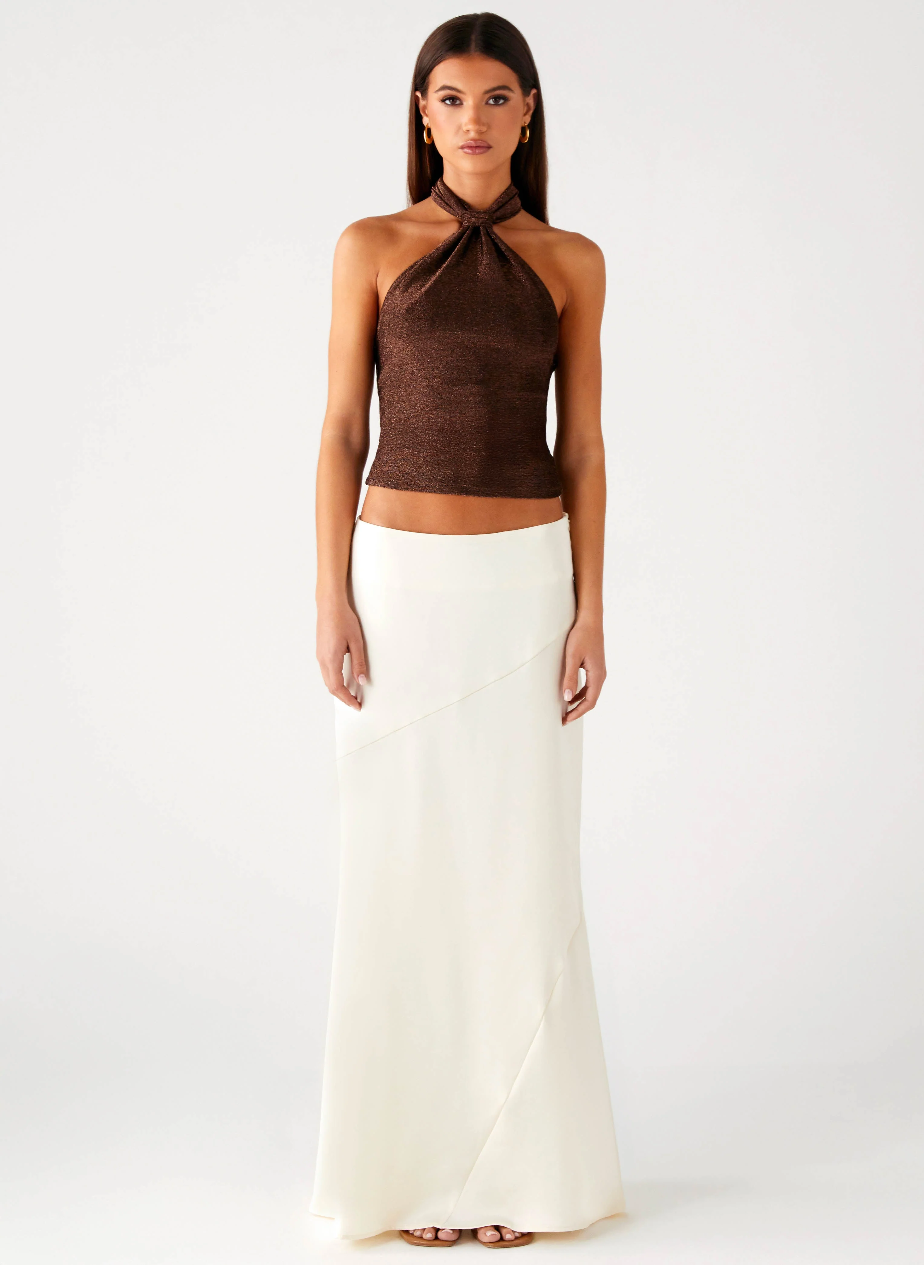 Amber Light Top - Chocolate - Image 2
