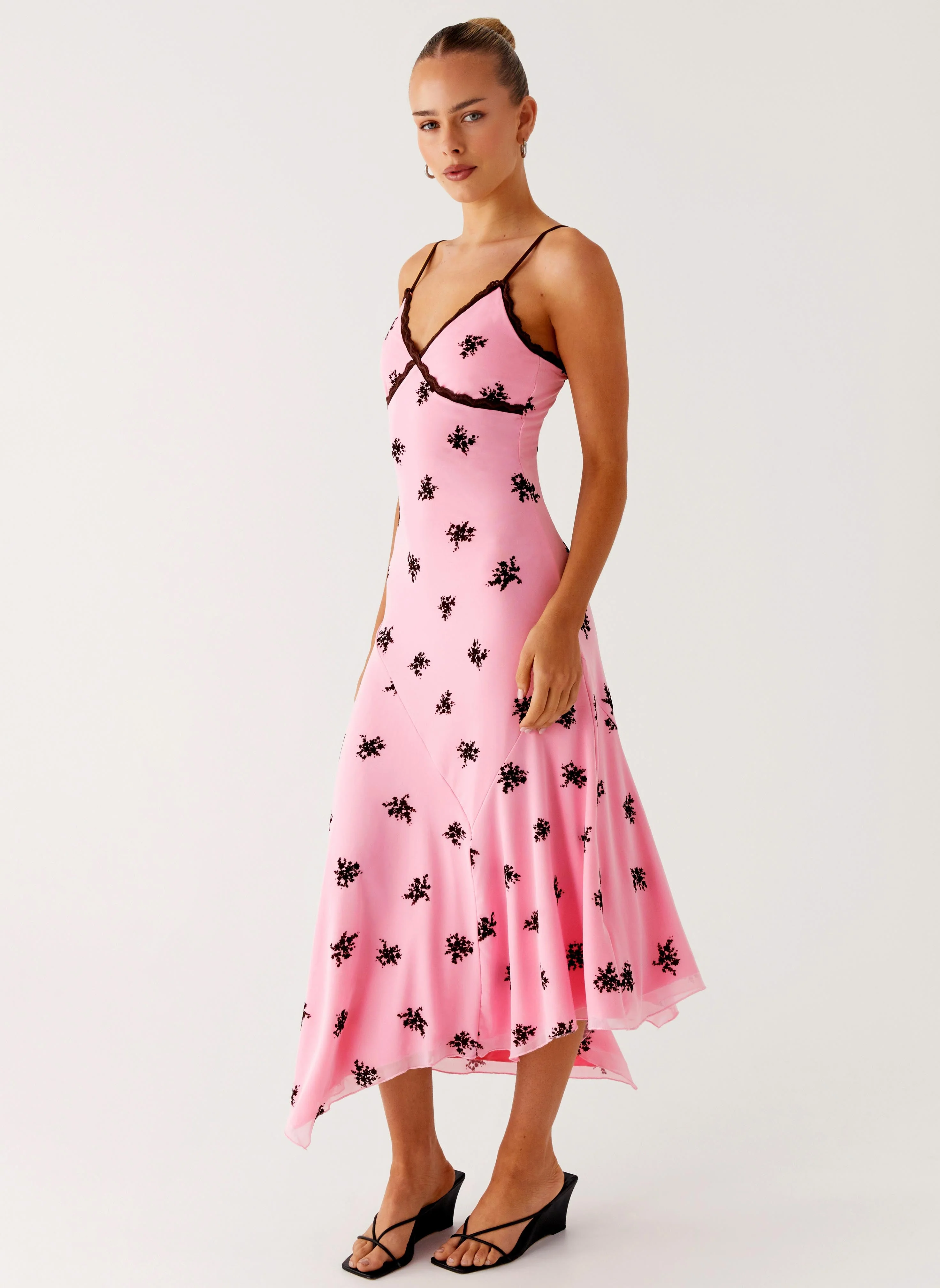 Amelia Midi Dress - Pink - Image 3