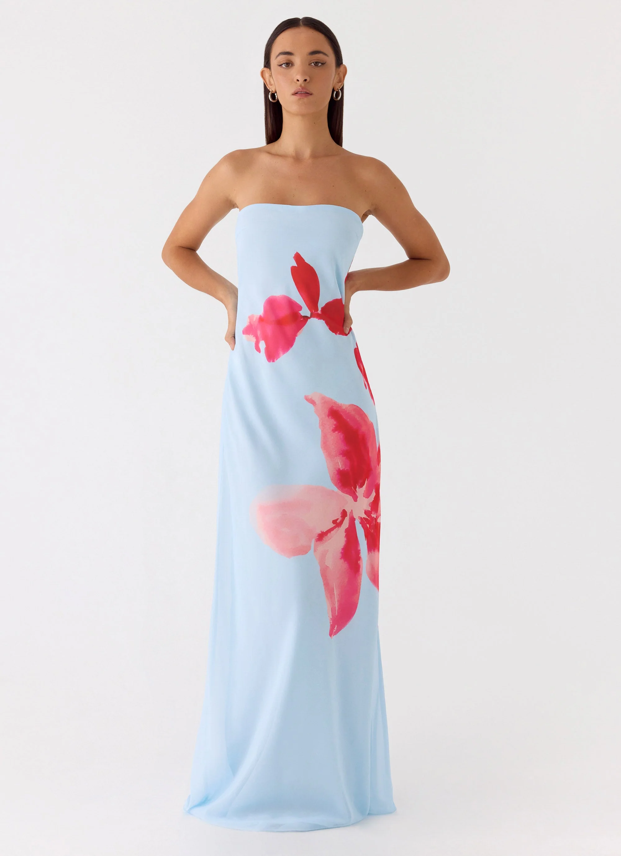 Amelle Maxi Dress - Blue Petal - Image 8
