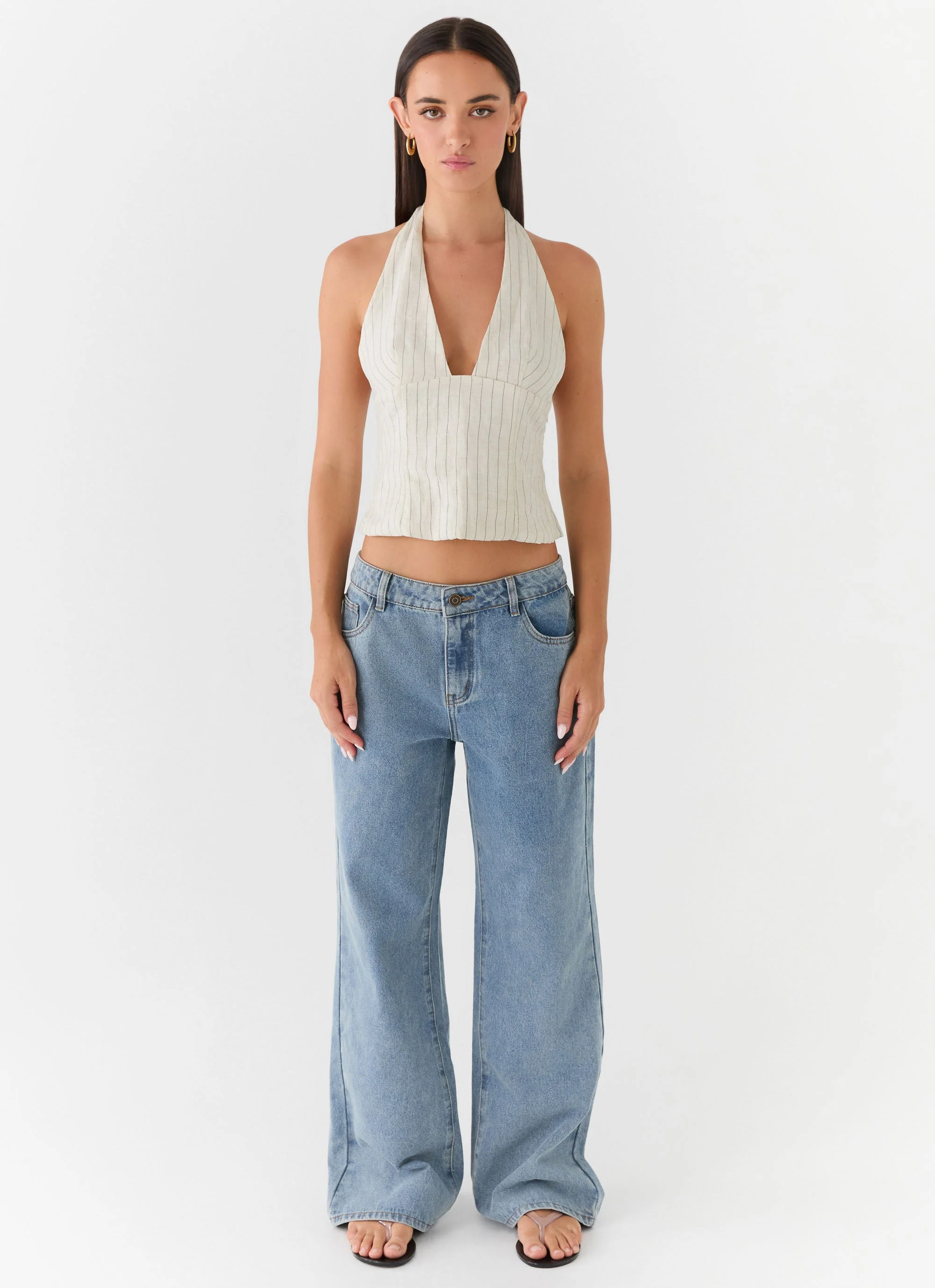 Amiera Halter Top - Desert Stripe - Image 4