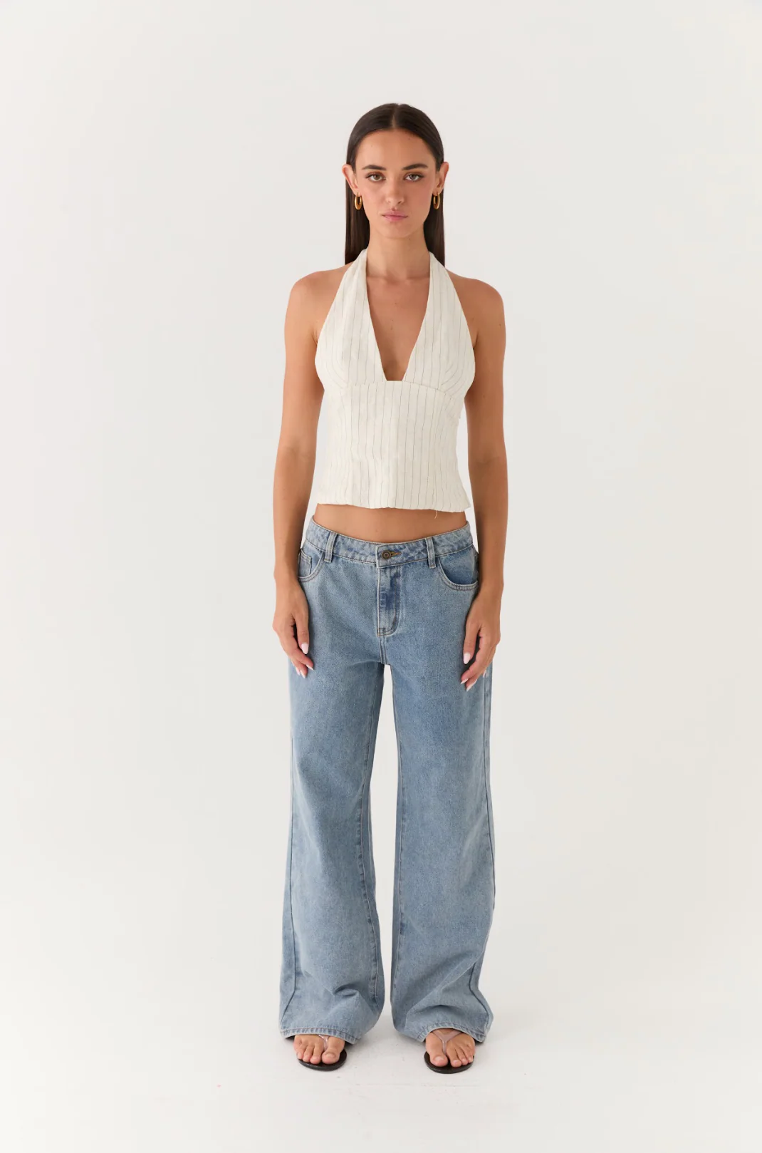Amiera Halter Top - Desert Stripe - Image 7