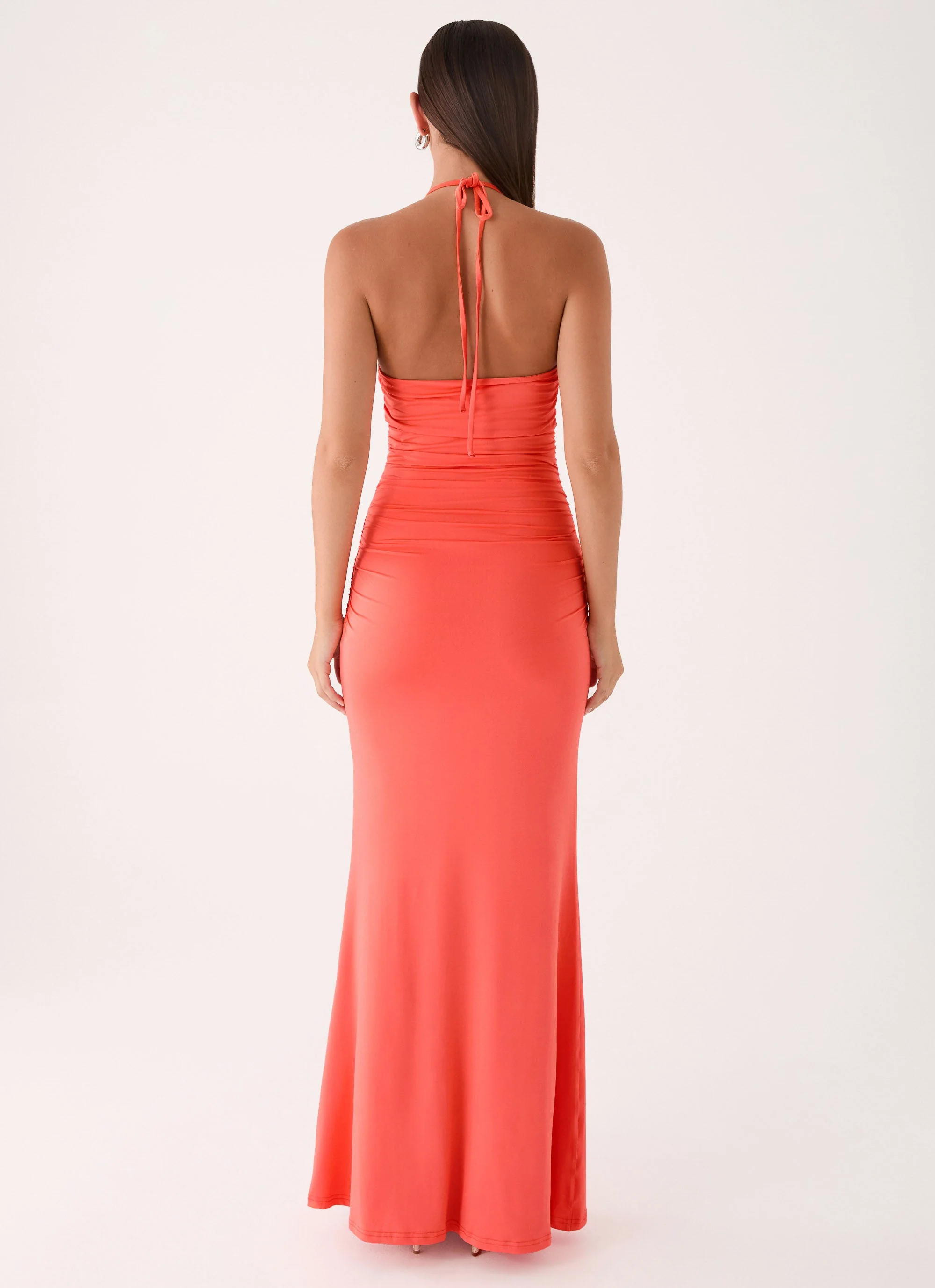 Aminata Maxi Dress - Burnt Coral - Image 3